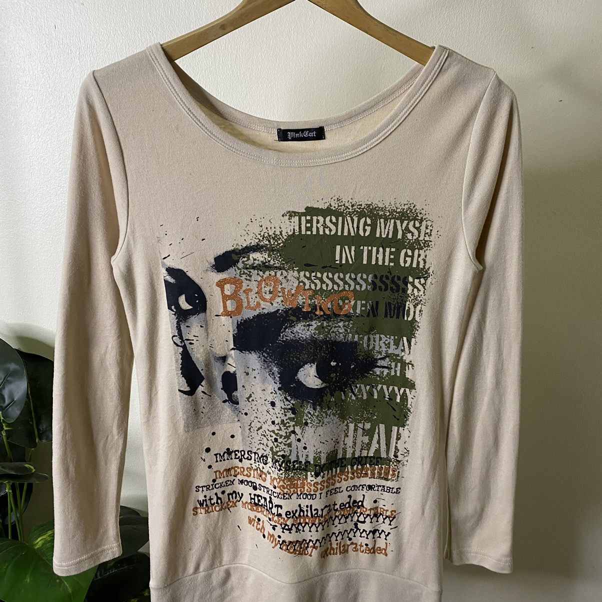 If Six Was Nine × Japanese Brand × Seditionaries Pink Cat Seditionaries Poem Cyber Gothic Punk LS Tee Size XS / US 0-2 / IT 36-38 - 2 Thumbnail