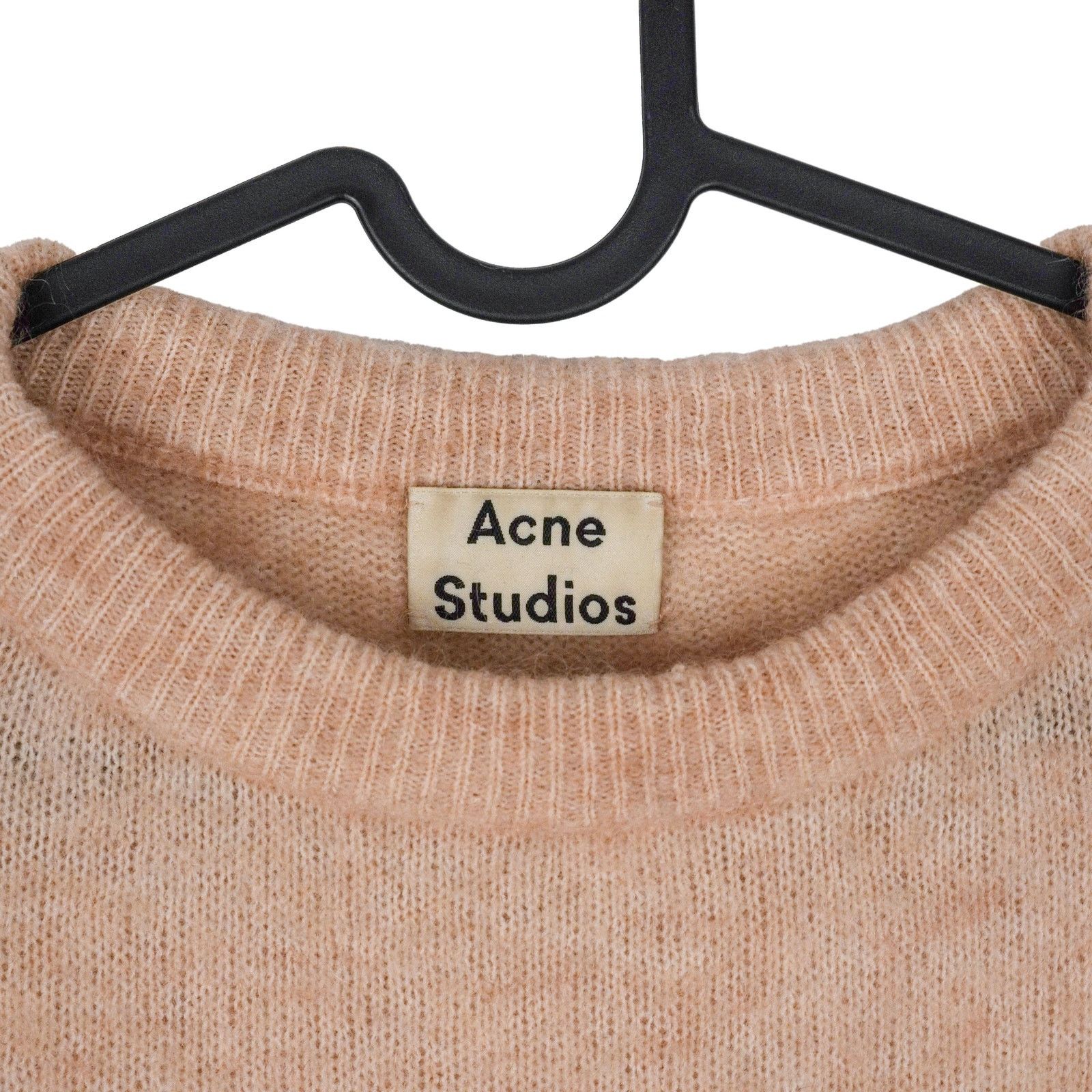 Acne Studios Acne Studios Dramatic Moh Beige Wool Blend Oversized Sweater Size XXS / US 00 / IT 34 - 3 Thumbnail