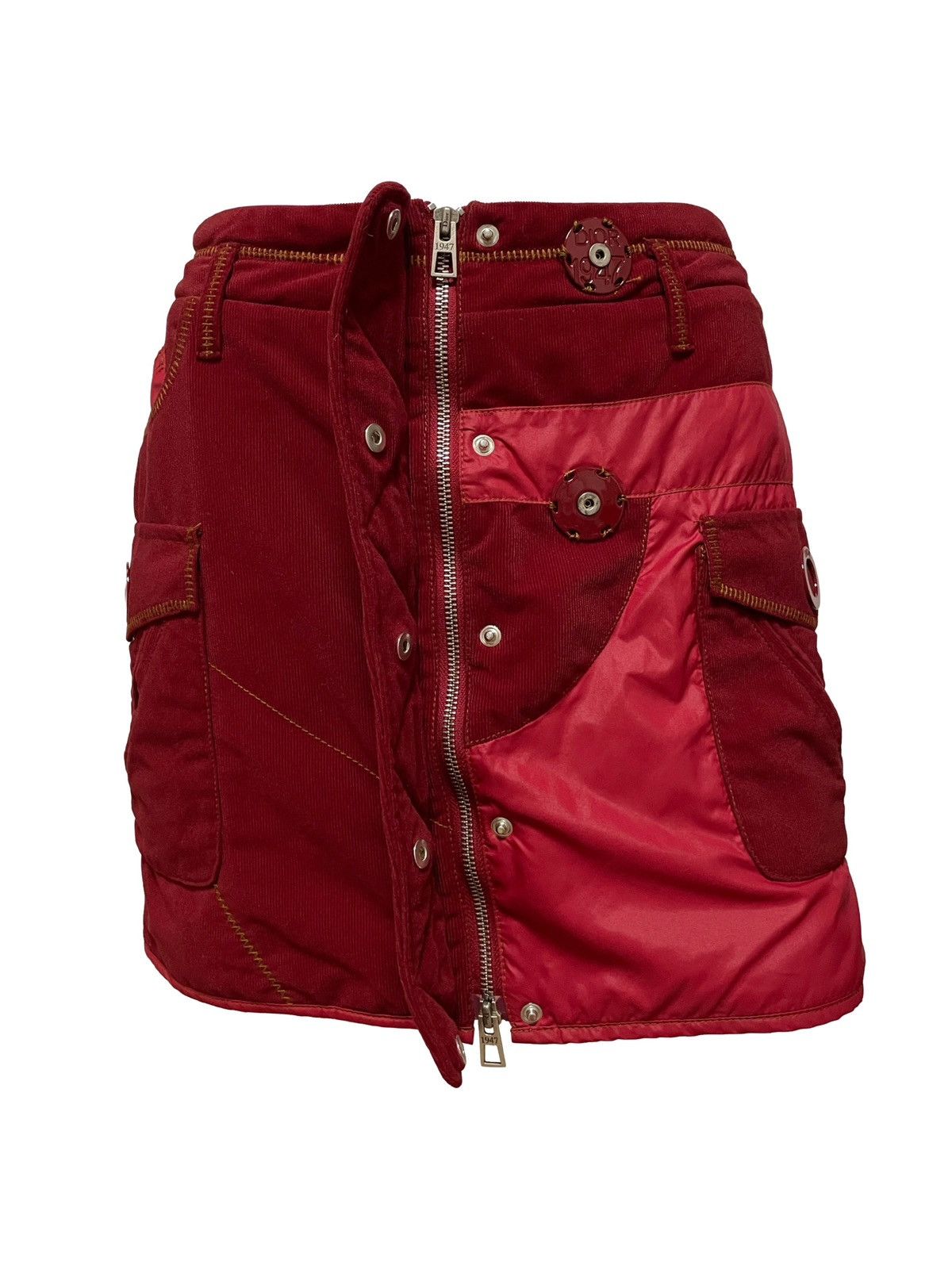 Dior CHRISTIAN DIOR Fall Winter 2006 Corduroy Mini Skirt Size 25" / US 0 / IT 36 - 4 Thumbnail