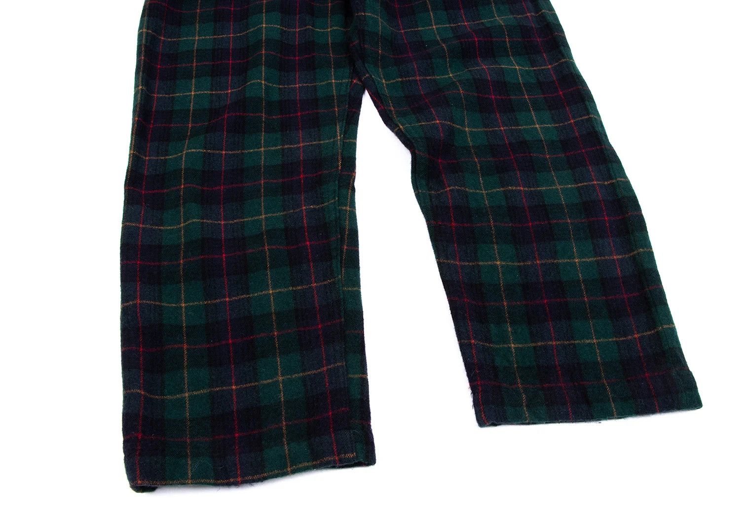 Comme des Garcons Homme Plus Tartan Check Wool Nylon Pants in Deep Blue Green XS Size US 30 / EU 46 - 7 Thumbnail