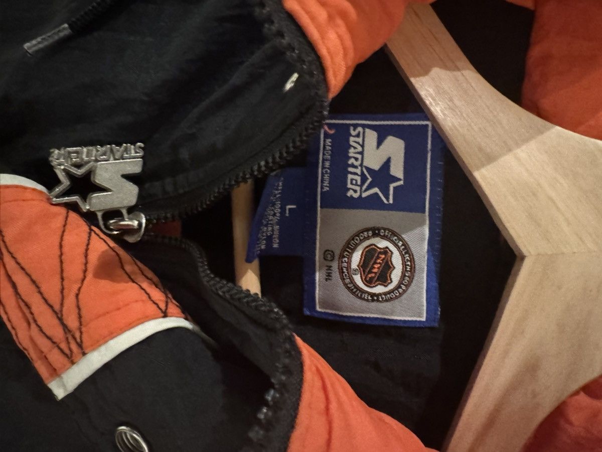 Starter 90s Starter NHL Philadelphia Flyers Black Jacket Size L Size US L / EU 52-54 / 3 - 4 Thumbnail