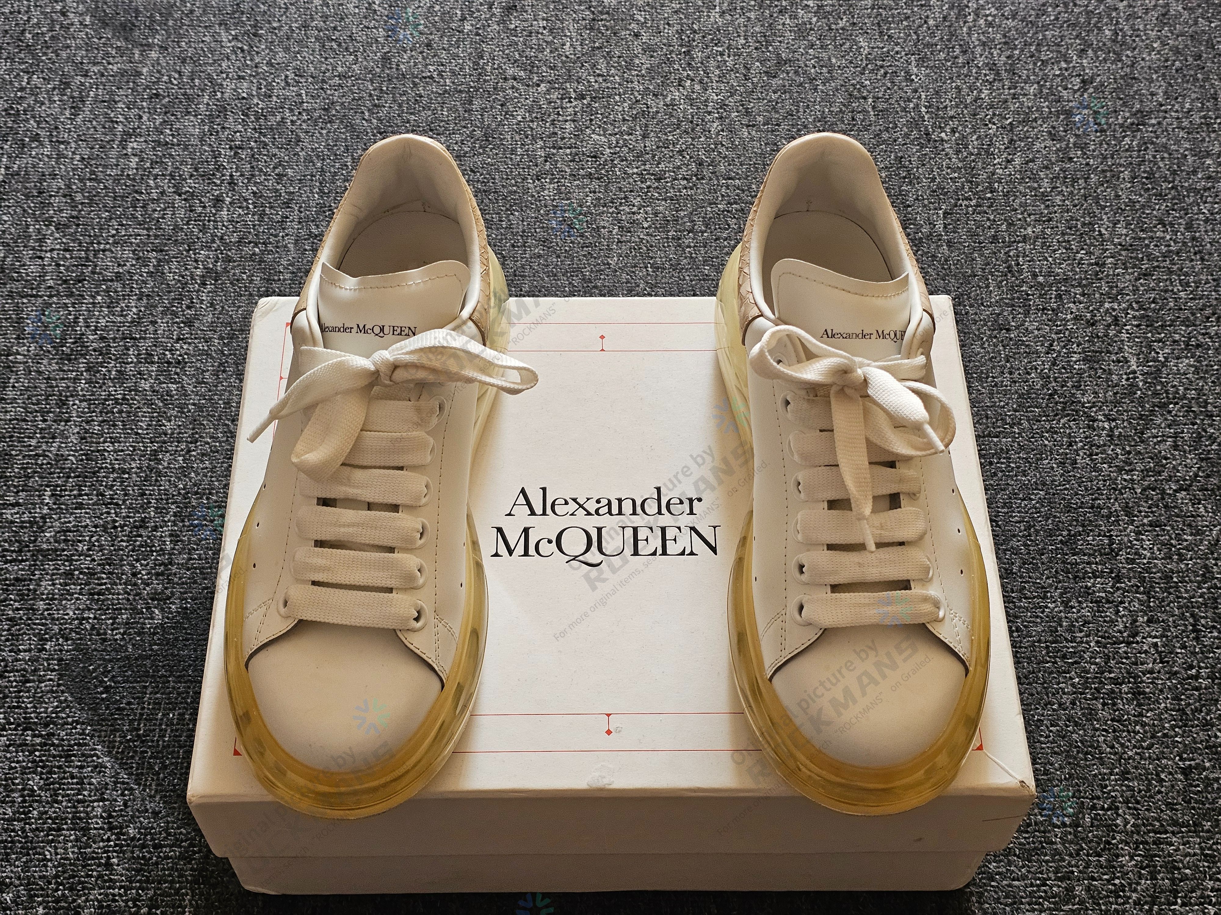 Alexander McQueen Alexander McQueen Oversized Clear Sole Sneakers Size 38 Size US 8 / IT 38 - 1 Thumbnail