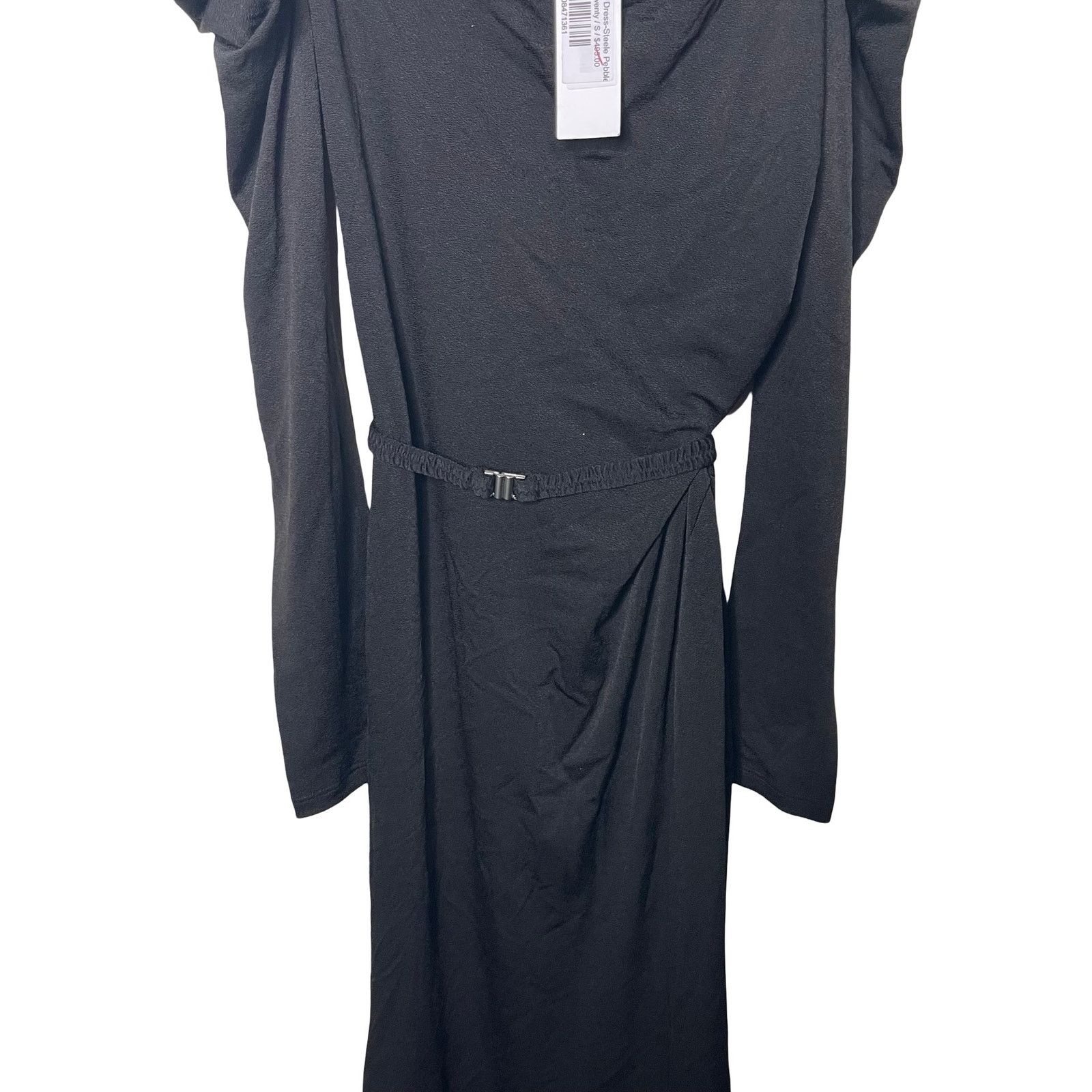 Jonathan Simkhai Jonathan Simkhai Black One Shoulder Maxi Dress Steele Pebble Size S / US 4 / IT 40 - 11 Thumbnail