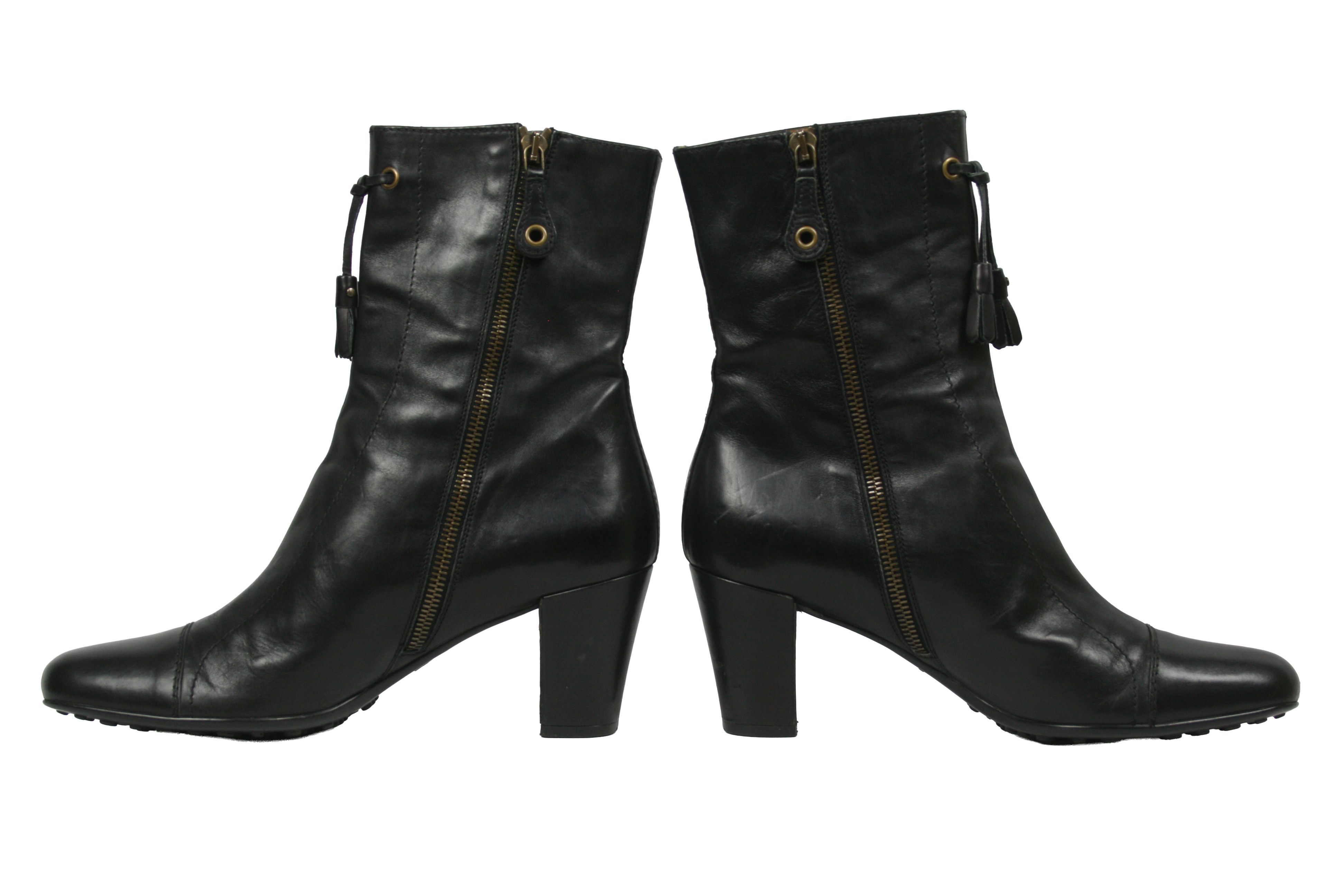 Car Shoe By Prada Heeled Ankle Boots Size US 9 / IT 39 - 10 Thumbnail