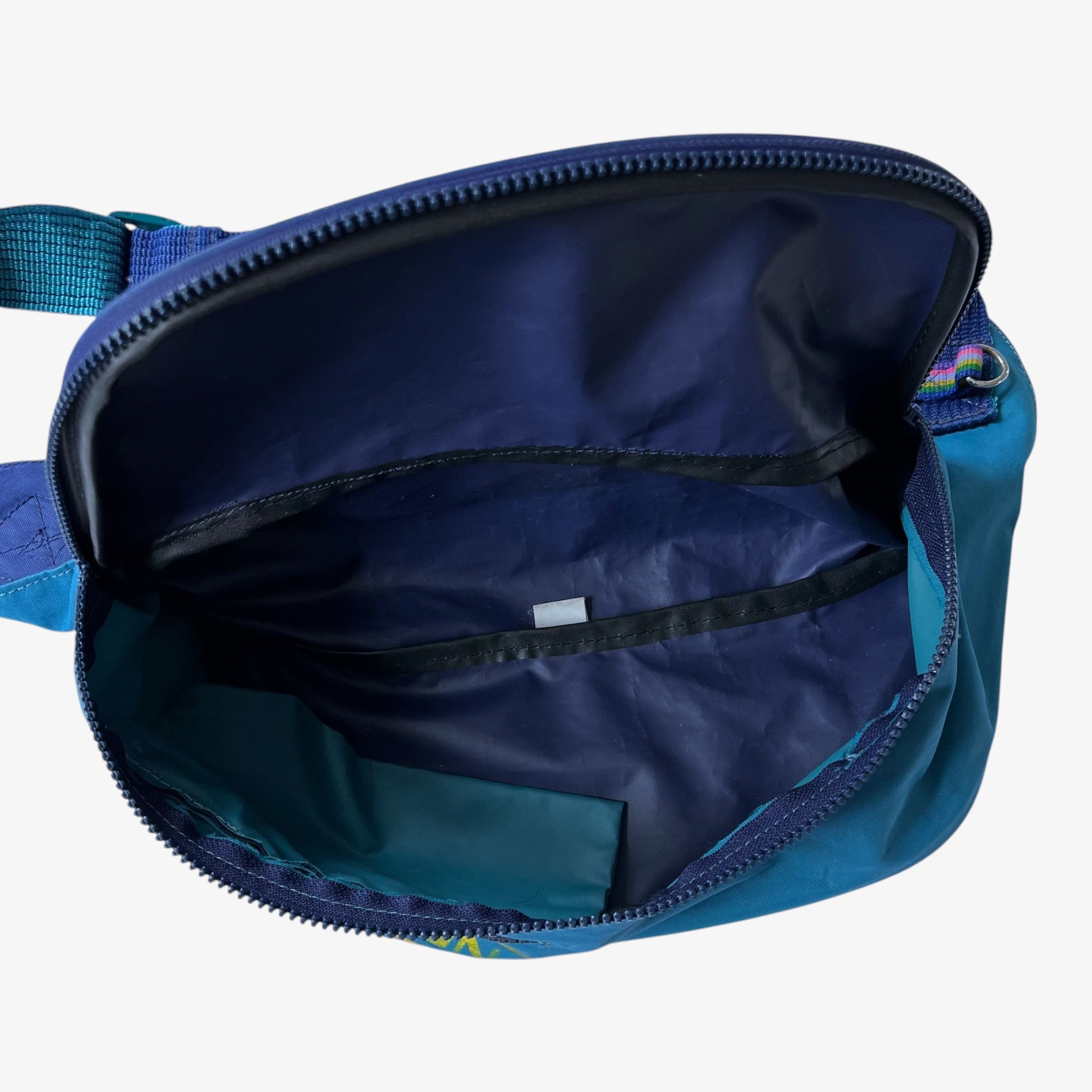 Salomon Vintage 80s Salomon Extra Large Blue Bum Bag Size ONE SIZE - 3 Thumbnail