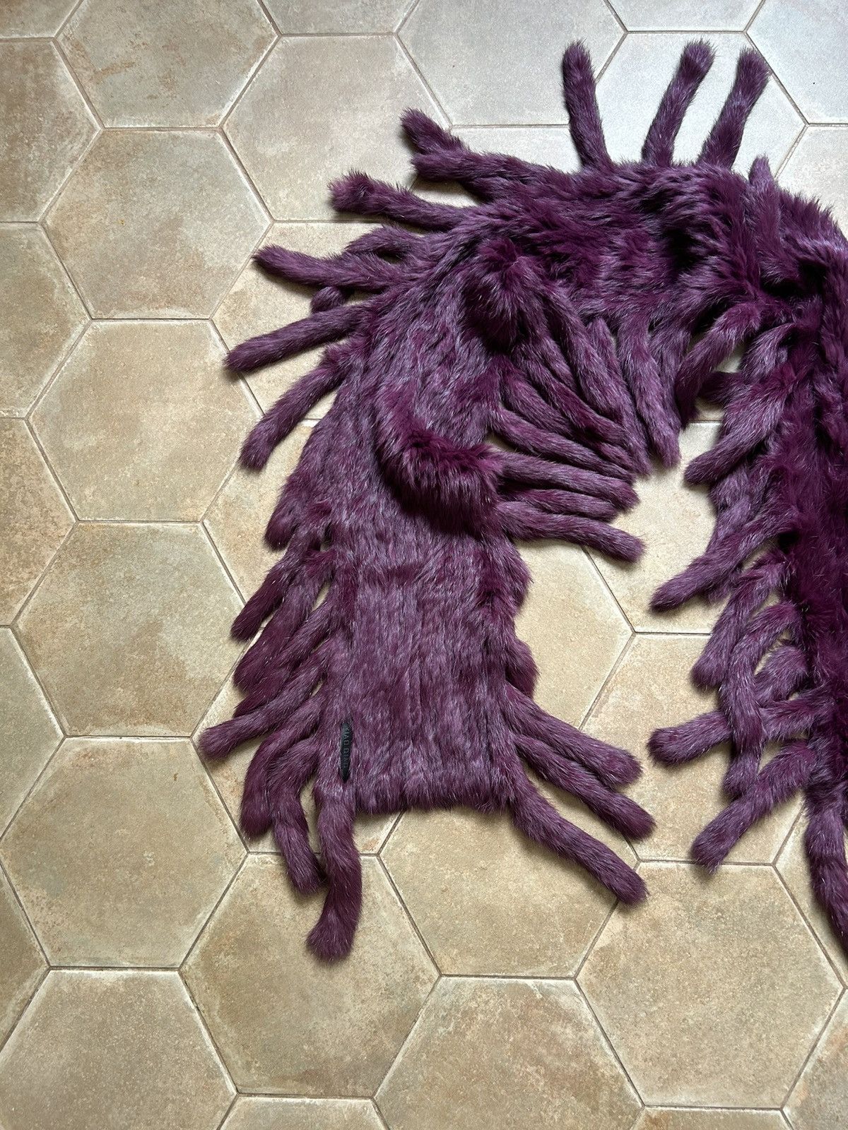 Vintage LIU XIAO QIAO Paris FUR SCARF Size ONE SIZE - 2 Thumbnail