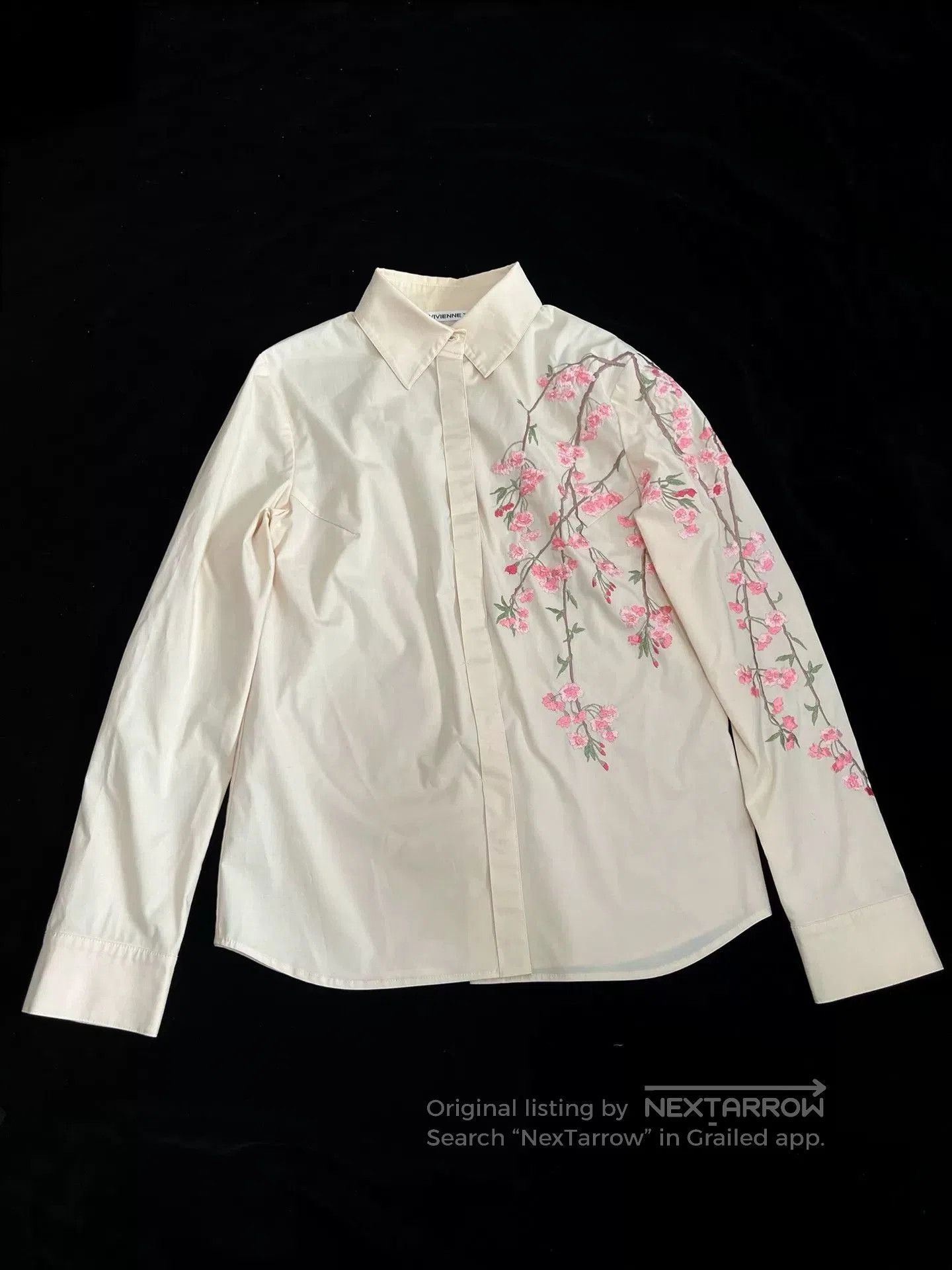 Vivienne Tam Vivienne Tam Floral Embroidered Shirt. Size XS / US 0-2 / IT 36-38 - 1 Thumbnail