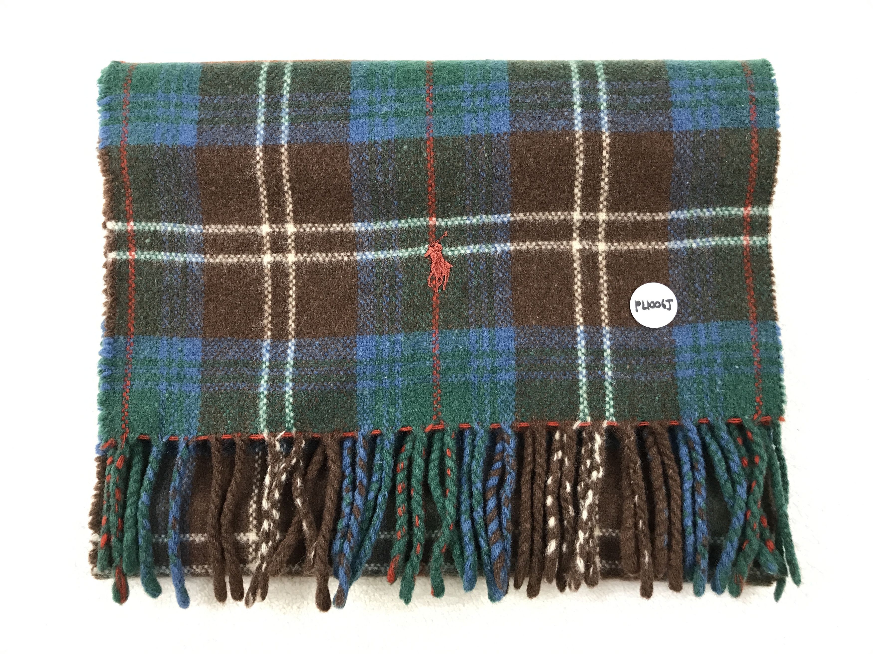 Designer × Polo Ralph Lauren × Vintage Vintage Polo Ralph Lauren Scarf Muffler Wool Cashmere Size ONE SIZE - 2 Thumbnail