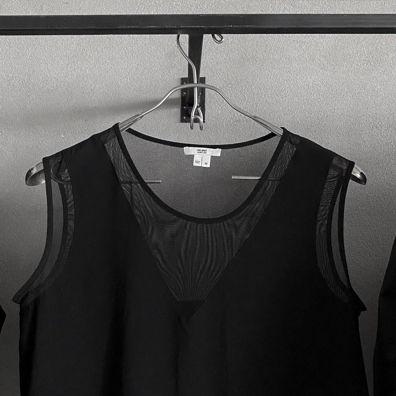 Helmut Lang Helmut Lang Mesh Avangard Tanktop Size US S / EU 44-46 / 1 - 4 Thumbnail