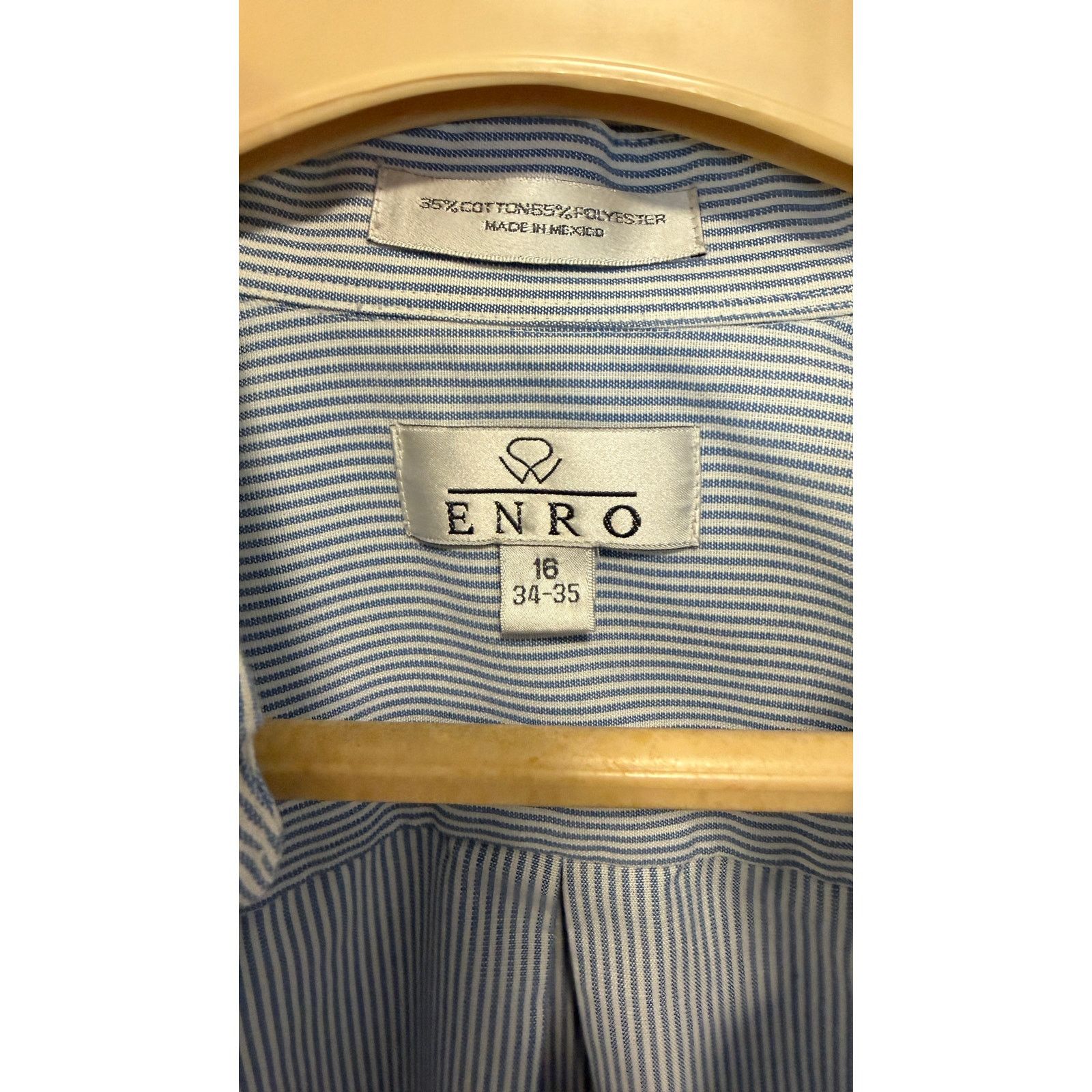 Enro Enro Designer Mens High End Dress Shirt In Size 16 34/35 Size US L / EU 52-54 / 3 - 2 Thumbnail