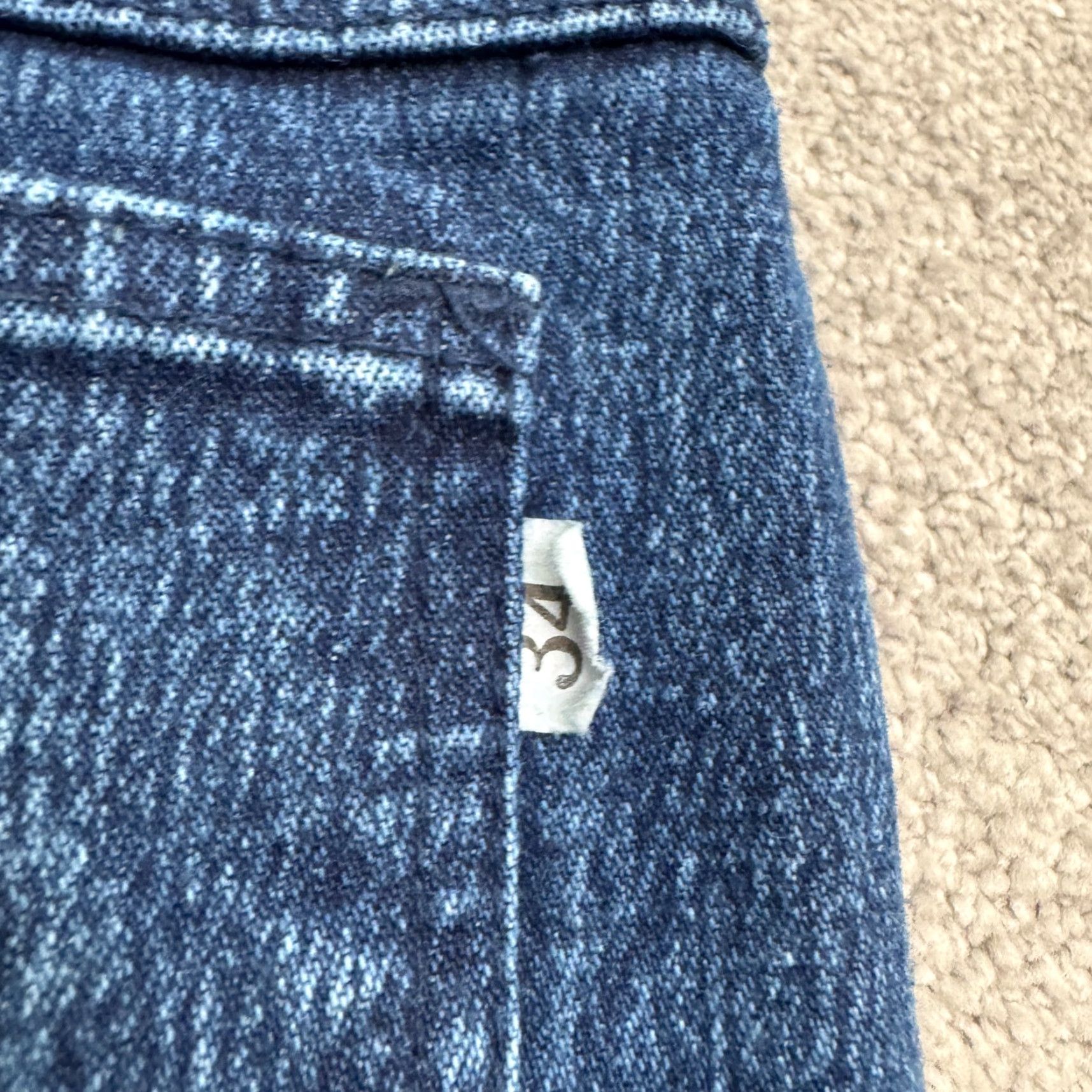 Vintage VINTAGE Unspoiled Kilimanjaro Jeans Womens 34 High Rise Blue 5-Pocket Denim 90s Streetwear Size 24" / US 00 / IT 34 - 7 Thumbnail