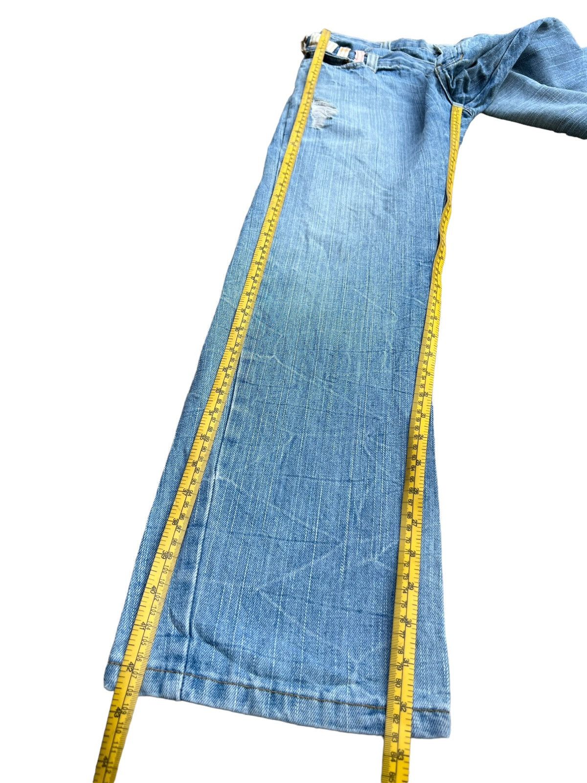 Japanese Brand Japanese Brand Double Waist Denim Jeans 34x32.5 Size US 34 / EU 50 - 11 Thumbnail