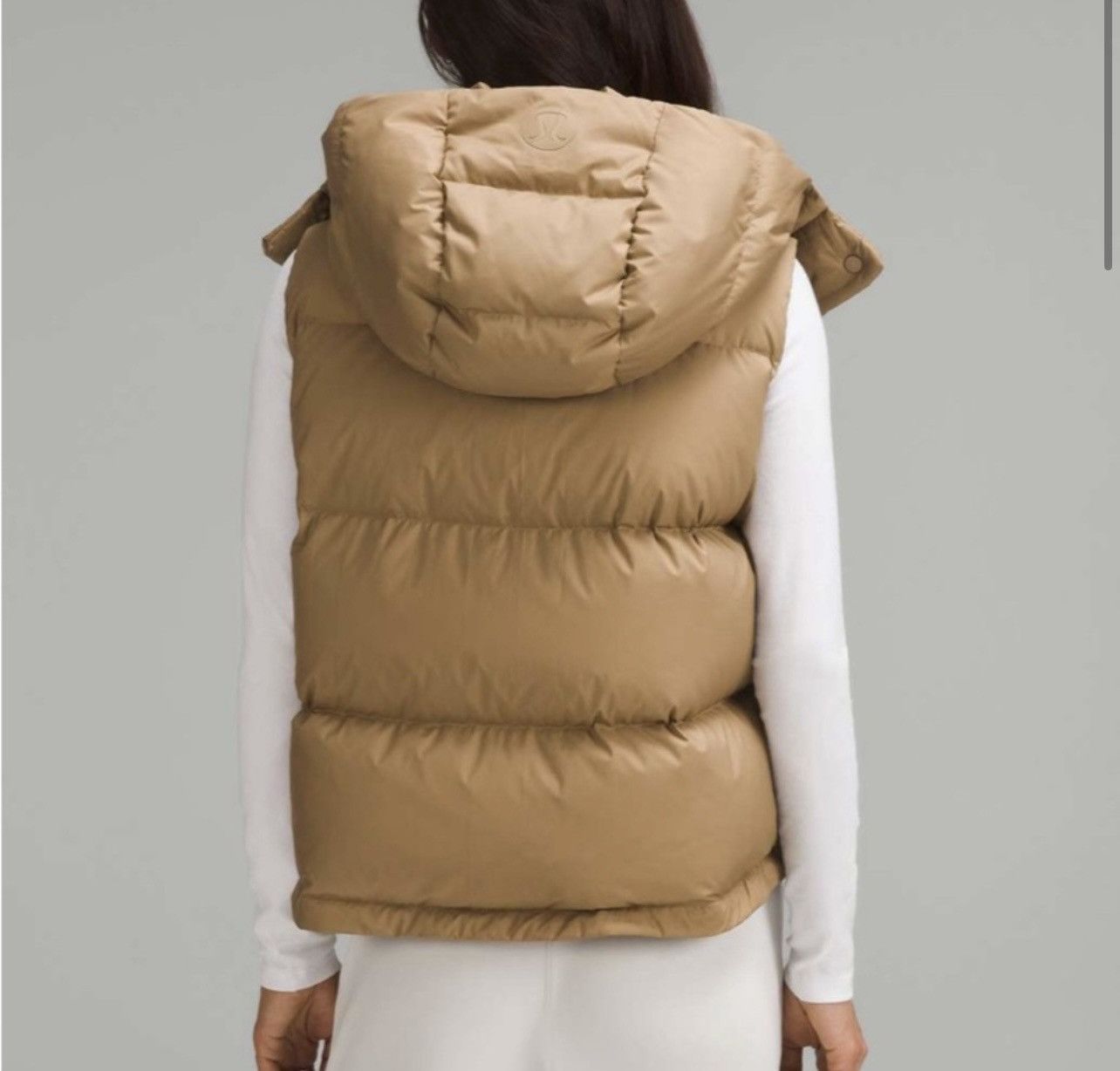 Lululemon Lululemon Wunder Puff Cropped Vest Filbert Tan / Trench Size M / US 6-8 / IT 42-44 - 2 Thumbnail