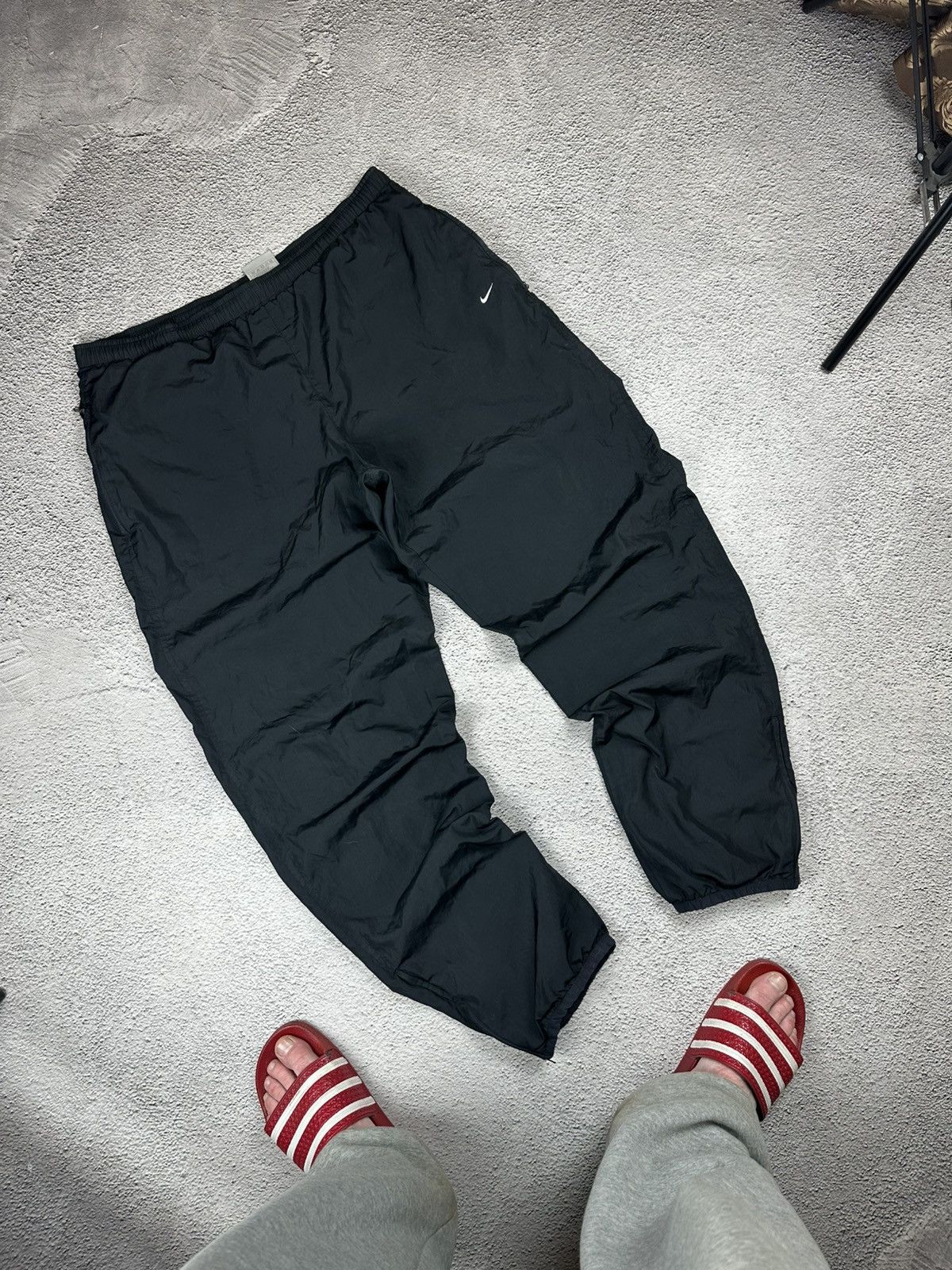 Nike Vintage Nike Track Pants Nylon Clima - Fit Drill Style Y2K Size US 34 / EU 50 - 1 Thumbnail
