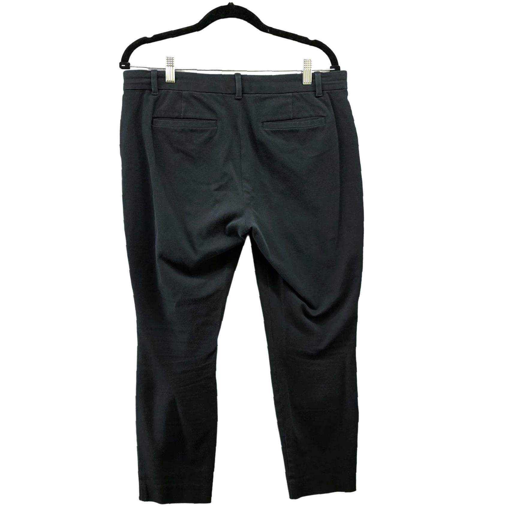 Gap GAP Skinny Ankle Jeans Womens Size 12R True Black Mid Rise Zip Pocket Slim 24.5 in Inseam Jeans Womens Black Pocket Jeans GAP Size 34" / US 12 / IT 48 - 2 Thumbnail