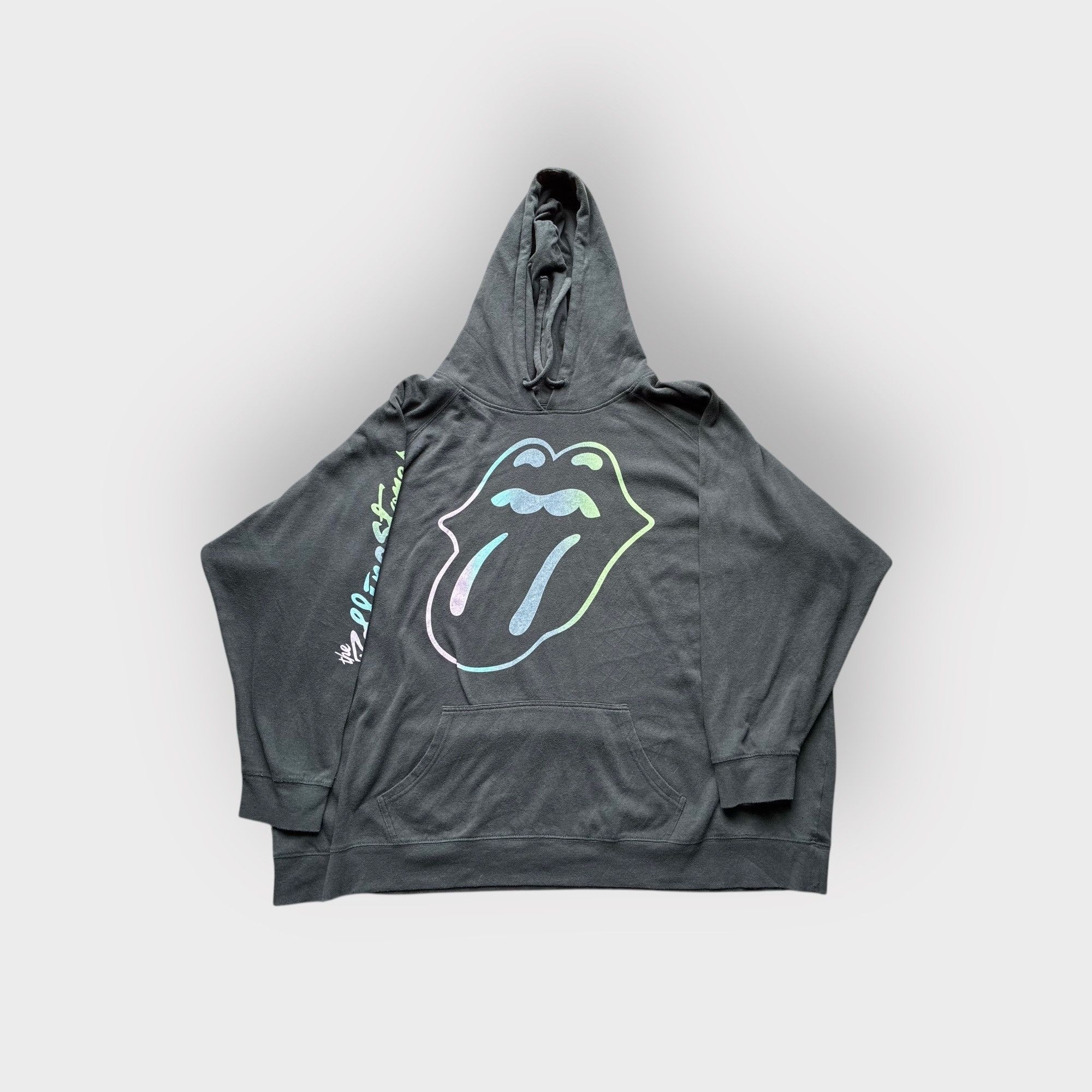Vintage Rolling Stones June 1975 New York City Hoodie Size L / US 10 / IT 46 - 1 Thumbnail