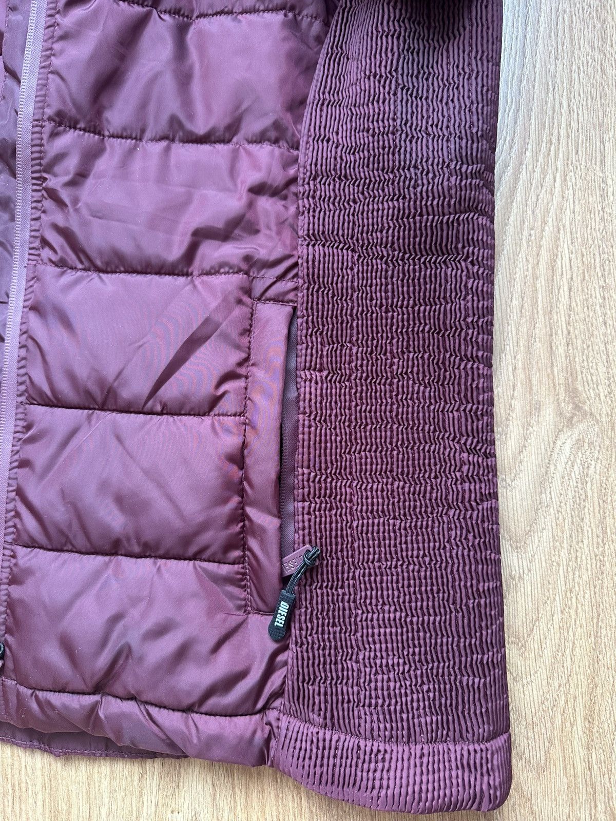 Diesel Diesel Women’s Puffer Jacket Hooded Lightweight Quilted Coat Size S / US 4 / IT 40 - 3 Thumbnail