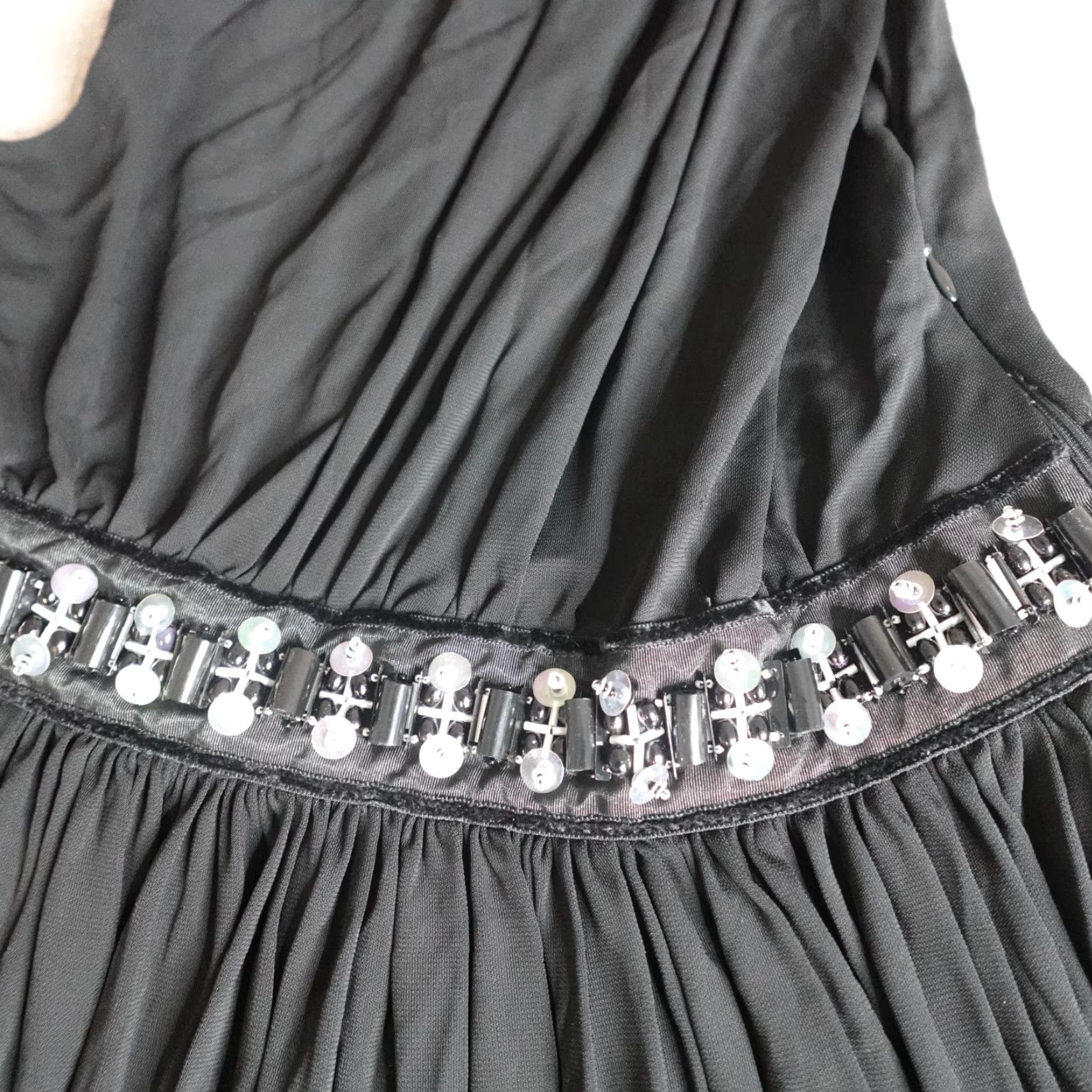 Dolce & Gabbana Dolce&Gabbana Dress Womens XS A-Line One Shoulder Black Party/Cocktail Long Dress Off Shoulder Vintage No Size XS / US 0-2 / IT 36-38 - 4 Thumbnail