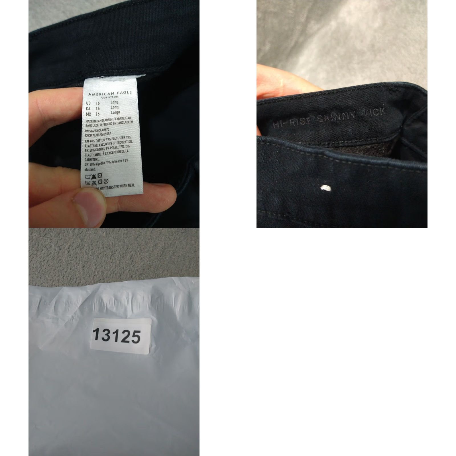 American Eagle Outfitters VINTAGE Size 36" / US 14 / IT 50 - 8 Thumbnail