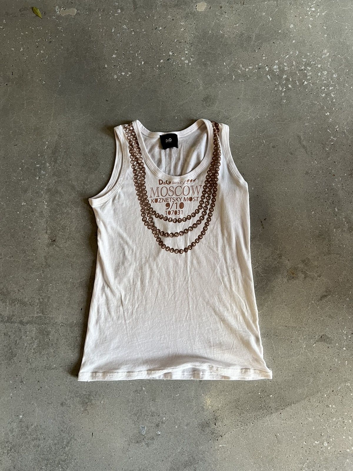 Dolce & Gabbana Dolce & Gabbana Pearl Tank Size S / US 4 / IT 40 - 1 Thumbnail