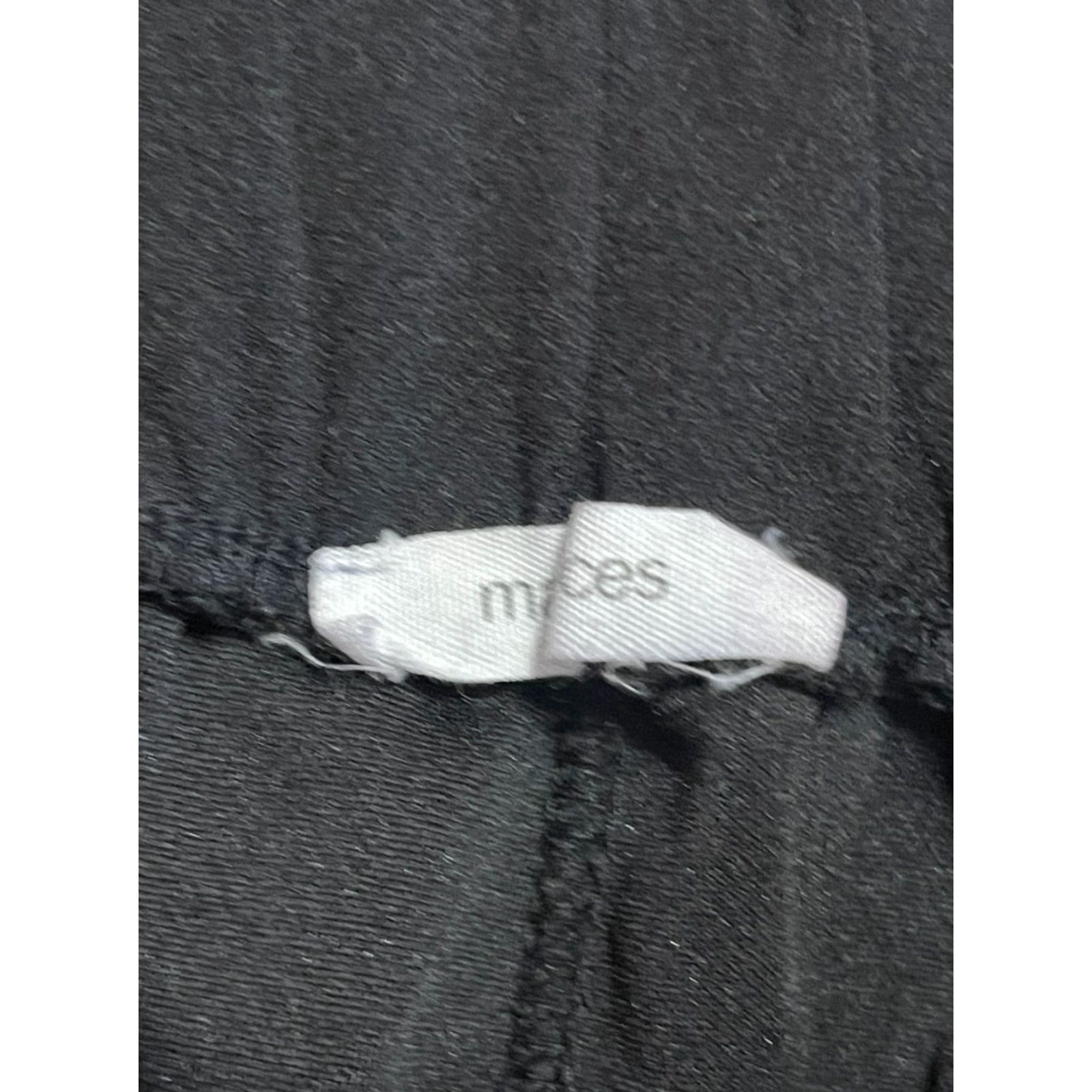 Vintage Maurices Shorts Women Large Black Tie Waist Pockets Paperbag Size 36" / US 14 / IT 50 - 5 Thumbnail