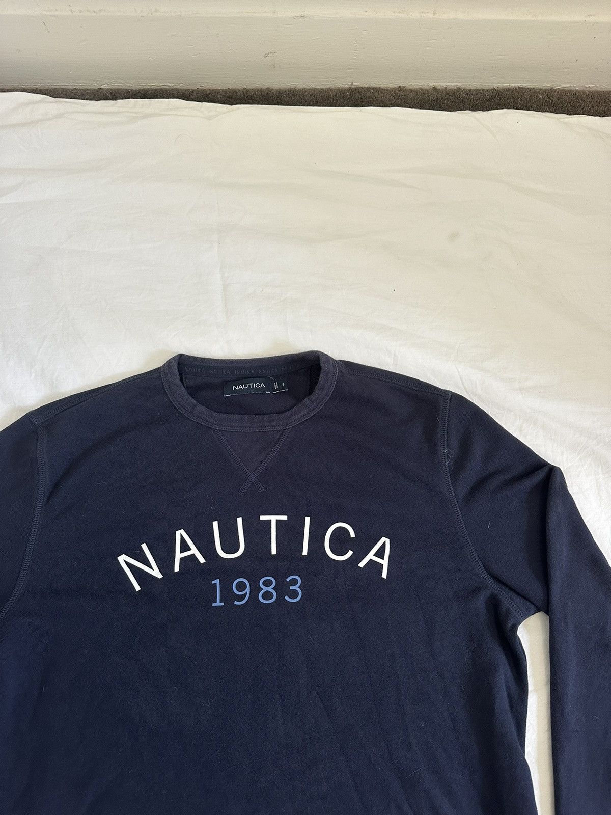 Nautica Navy blue Nautica crew neck Size US S / EU 44-46 / 1 - 3 Thumbnail