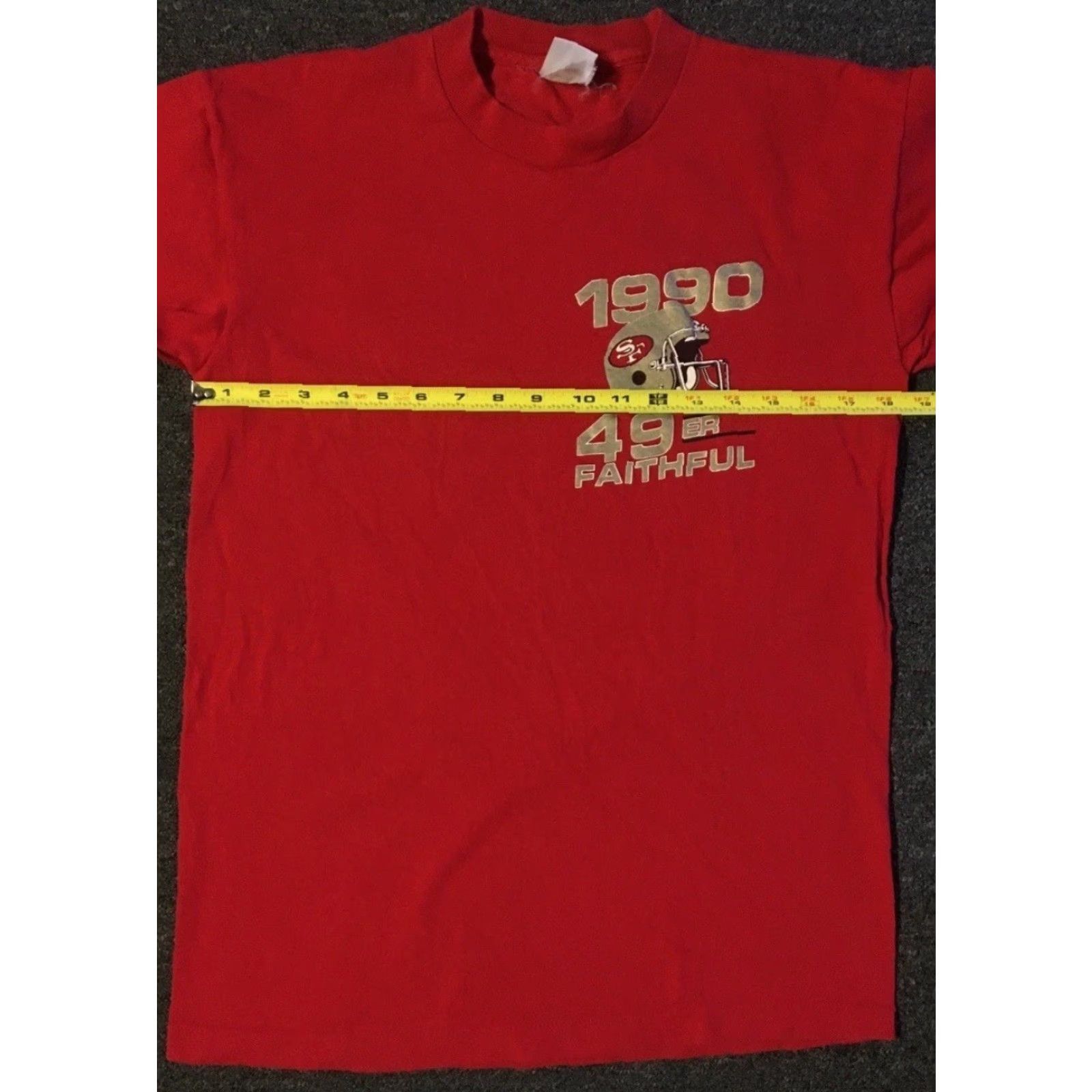 Vintage VINTAGE 90s San Francisco 49ers Team Of The Decade Shirt S Red Mens T-Shirt Football San Francisco 49ers 80s Grunge Retro Vintage USA Sports Size US S / EU 44-46 / 1 - 7 Thumbnail