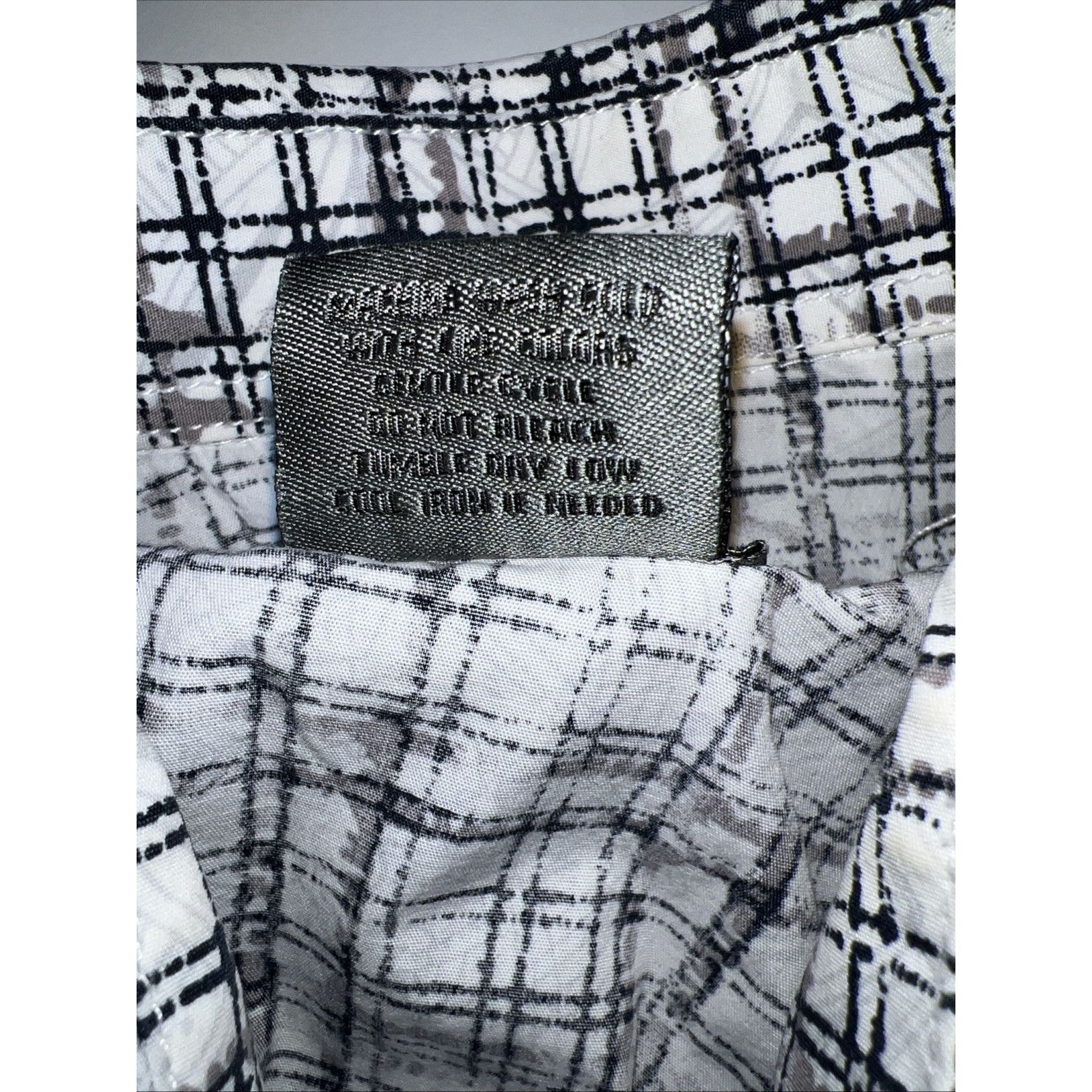 GCDS GC BLACK GRAY Shirt Mens MED Pearl Snap Vintage Collection Size US M / EU 48-50 / 2 - 11 Thumbnail