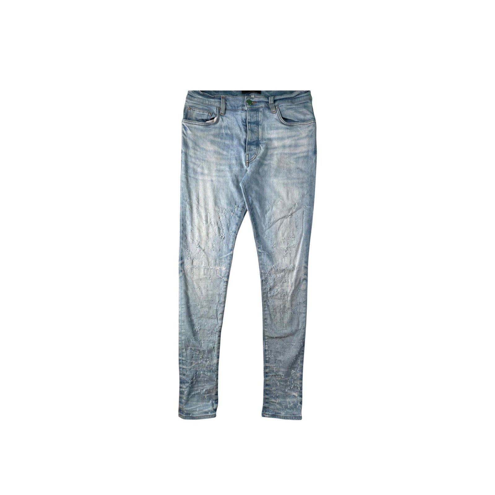 Amiri Amiri "Shotgun" Light Wash Jeans Size US 32 / EU 48 - 1 Thumbnail