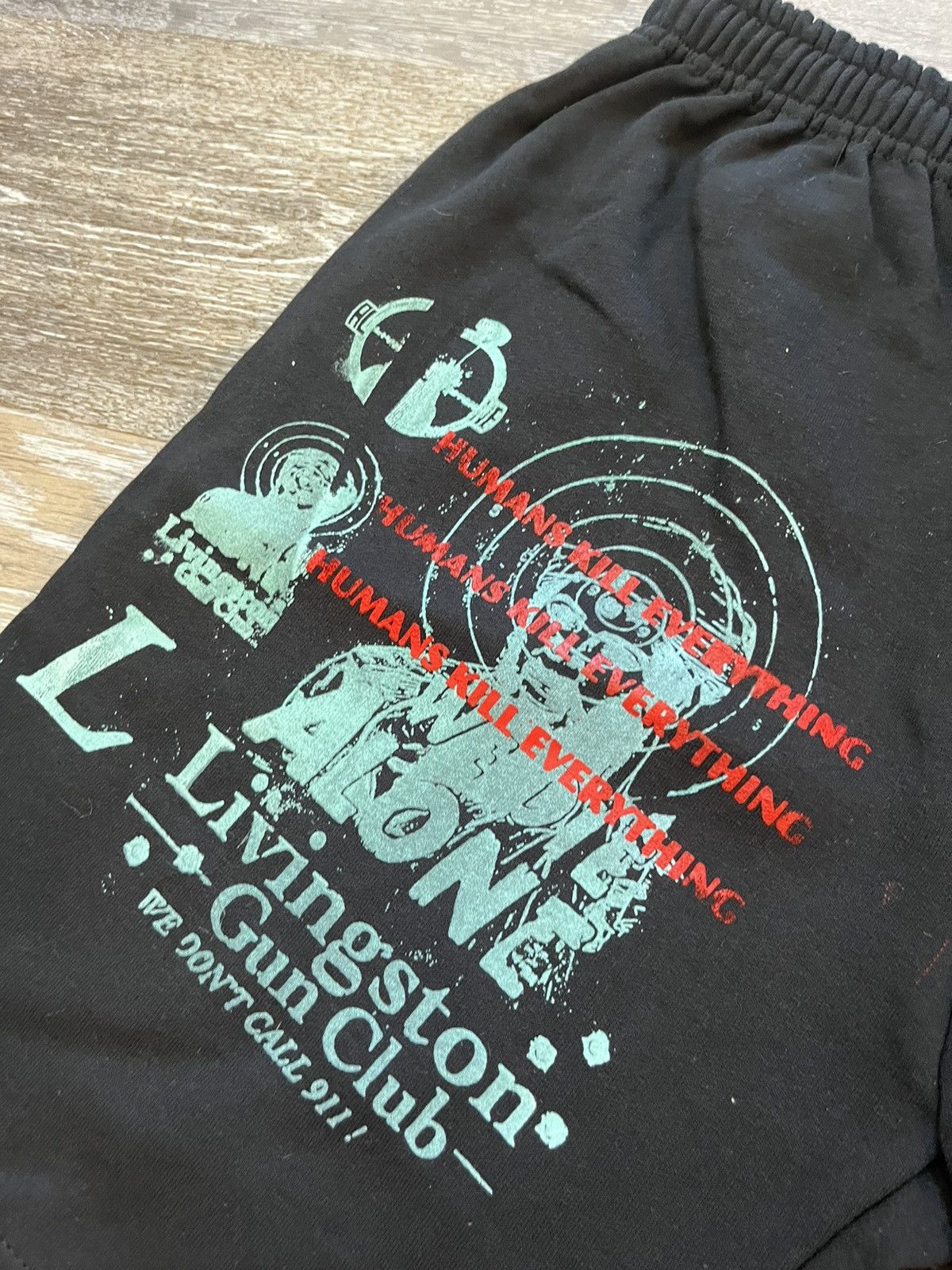 Japanese Brand Humans Kill Everything Sample Print Shorts Size US 30 / EU 46 - 3 Thumbnail