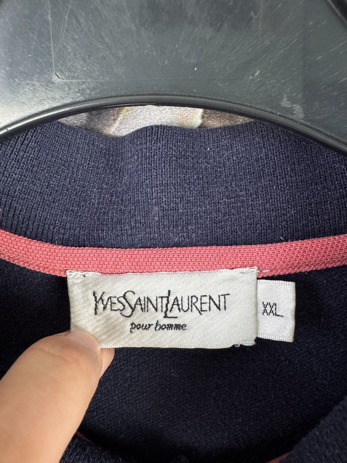 Yves Saint Laurent Men’s Yves Saint Laurent Striped Polo Shirt Size XXL Size US XXL / EU 58 / 5 - 7 Thumbnail