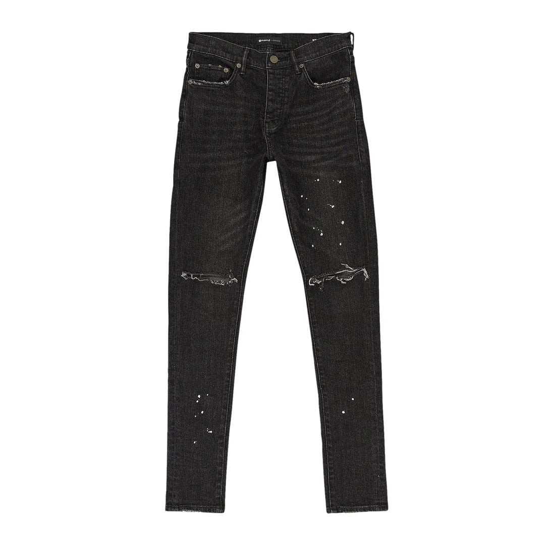 Purple Brand Over Spray Skinny Jeans 'Black' Size US 38 / EU 54 - 1 Thumbnail