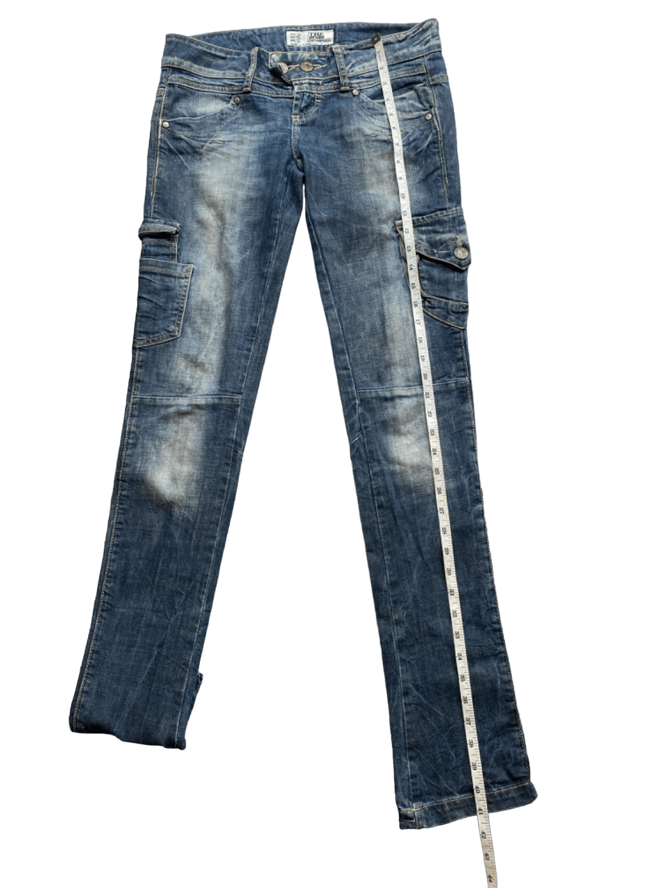 Japanese Brand Slim Amiri inspired Distressed Multipocket TRF Jeans Size 32" / US 10 / IT 46 - 6 Thumbnail