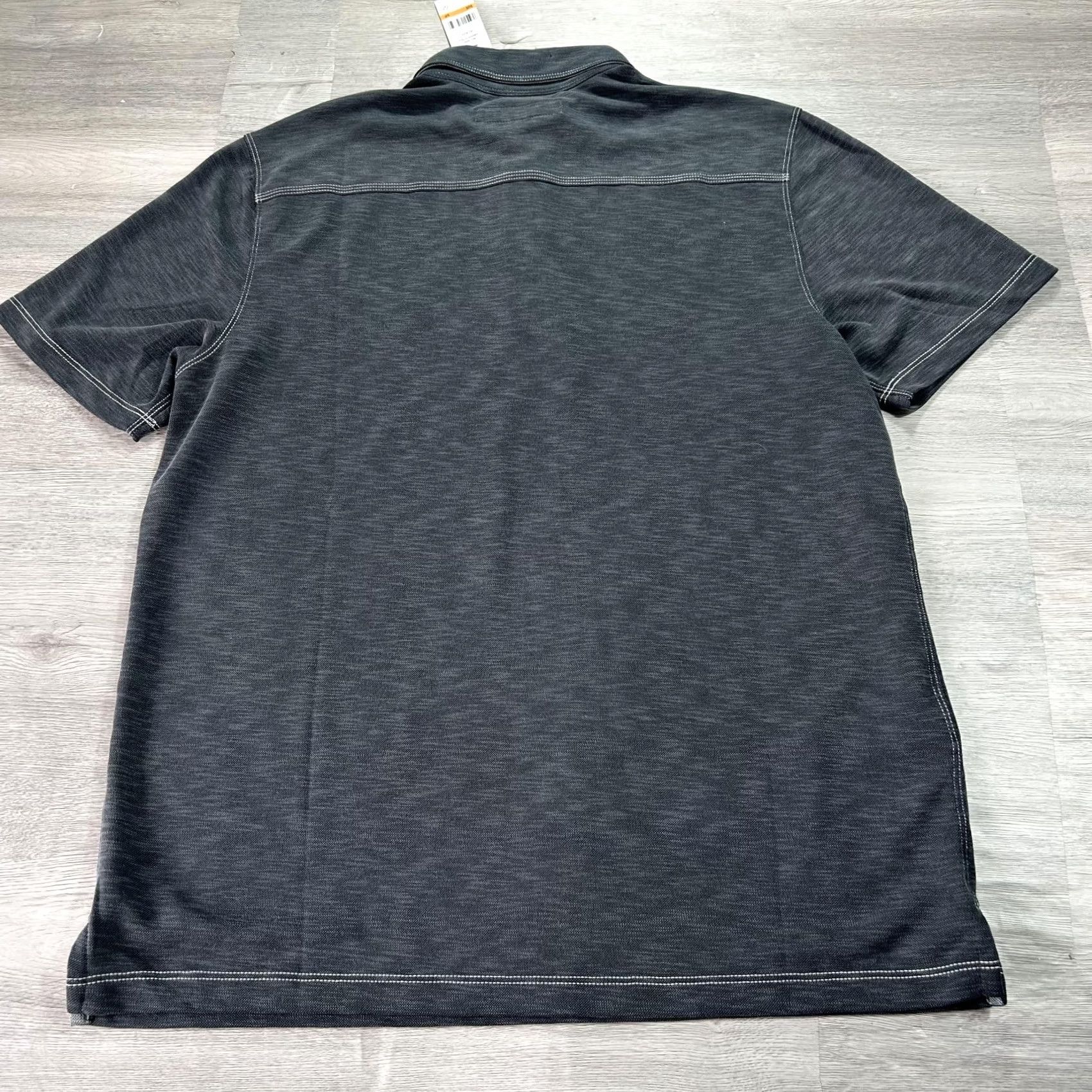 Tommy Bahama Tommy Bahama Paradiso Polo Shirt Mens Small Black Jersey Short Sleeve Modal Polyester SS Polo Solid Size US S / EU 44-46 / 1 - 2 Thumbnail