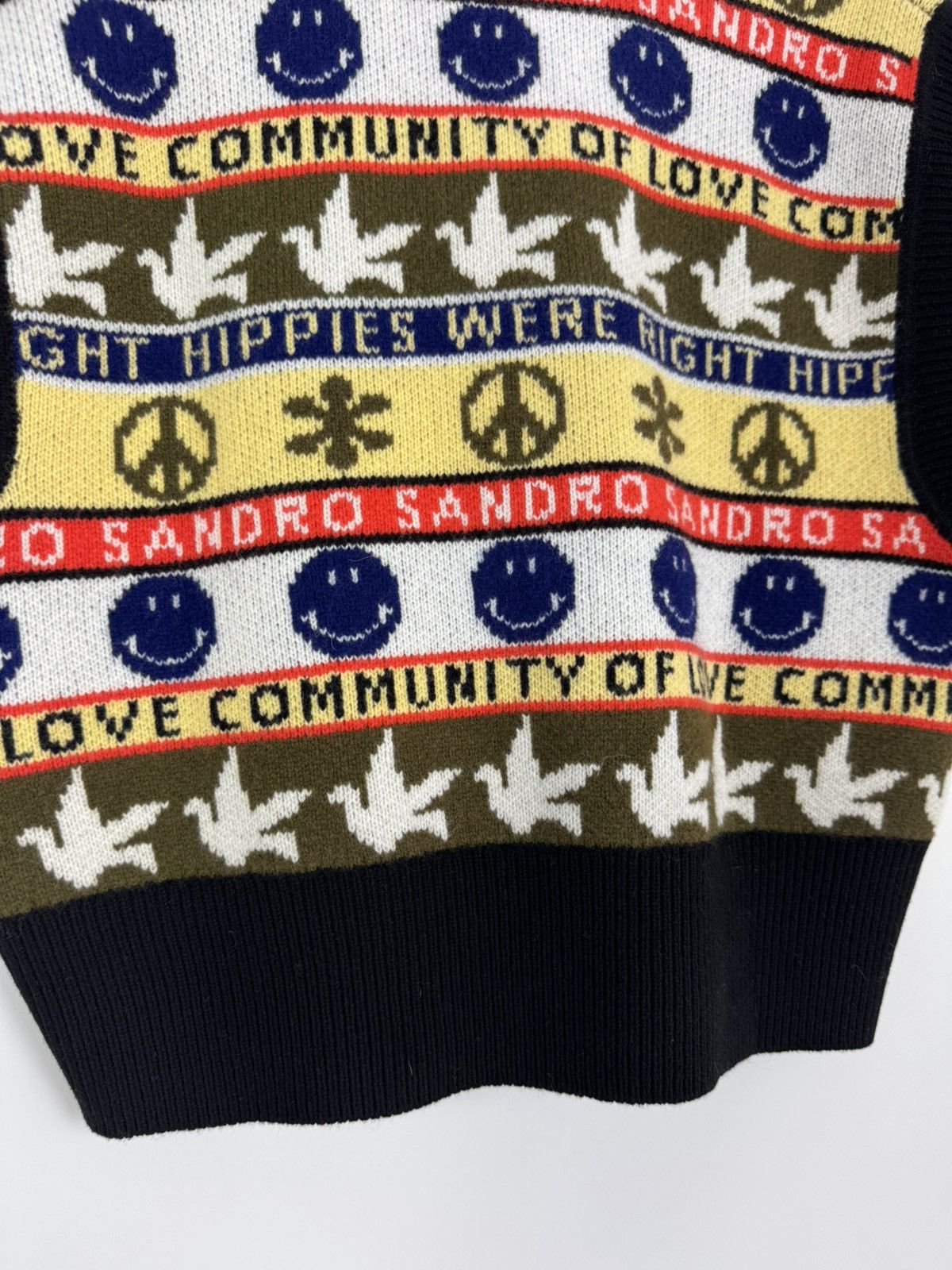 Sandro Sandro x Smiley Sleeveless Sweater With Motif Size M / US 6-8 / IT 42-44 - 11 Thumbnail