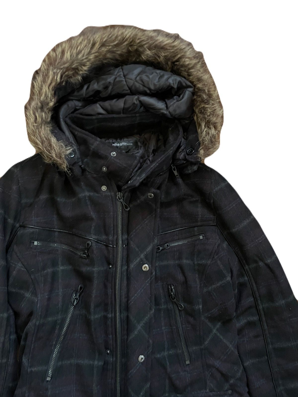 If Six Was Nine 2000s Japanese archive fur multi zip gimmic jacket Y2K Vkei Size US M / EU 48-50 / 2 - 5 Thumbnail