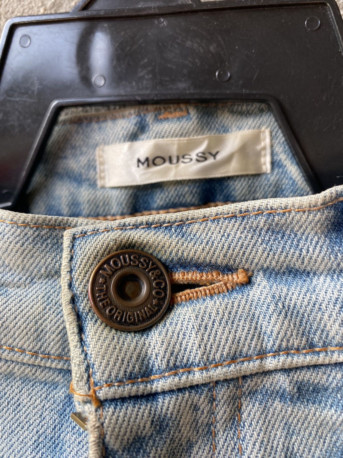Designer × Japanese Brand × MOUSSY Moussy Acid Wash Denim Pants Made in Japan Size US 27 - 8 Thumbnail
