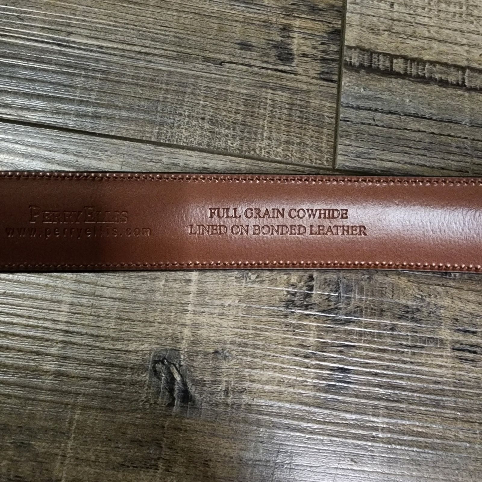 Perry Ellis New with tags Perry Ellis brown leather belt size 40 C Size 40 - 7 Thumbnail
