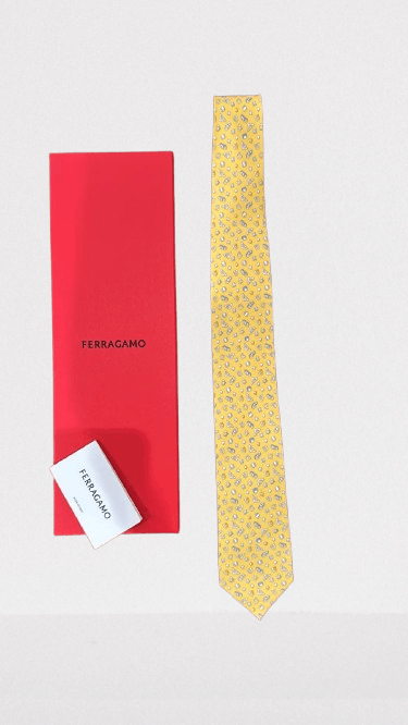 Salvatore Ferragamo o1s1rm1024 Size: OS / Silk Tie in Multicolor Size ONE SIZE - 1 Preview