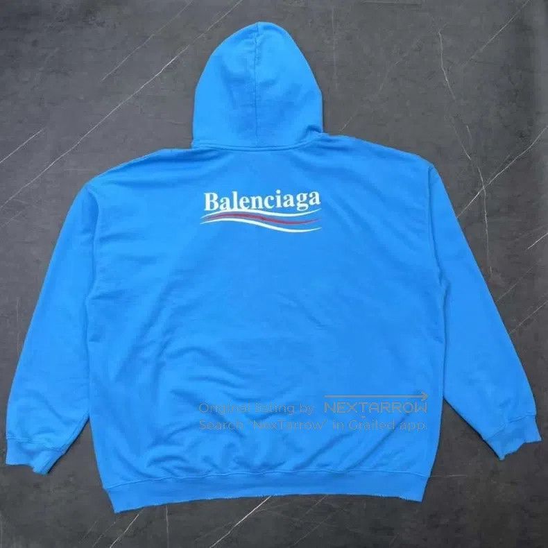 Balenciaga Balenciaga Distressed Old School Coke Logo Hoodie Size US XS / EU 42 / 0 - 2 Thumbnail