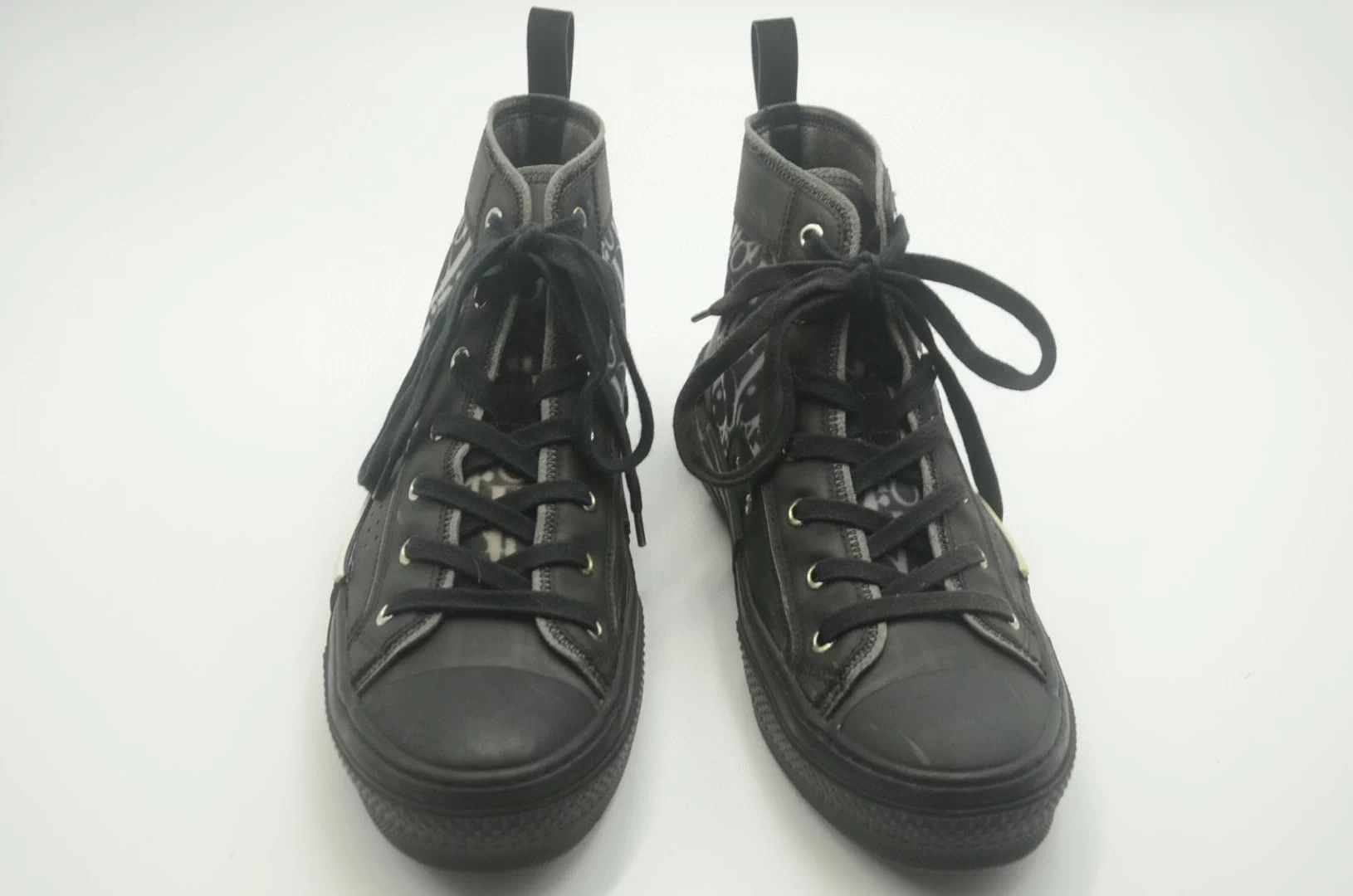 Dior Dior B23 High-Top Oblique Black Sneaker Size US 7.5 / EU 40-41 - 3 Thumbnail