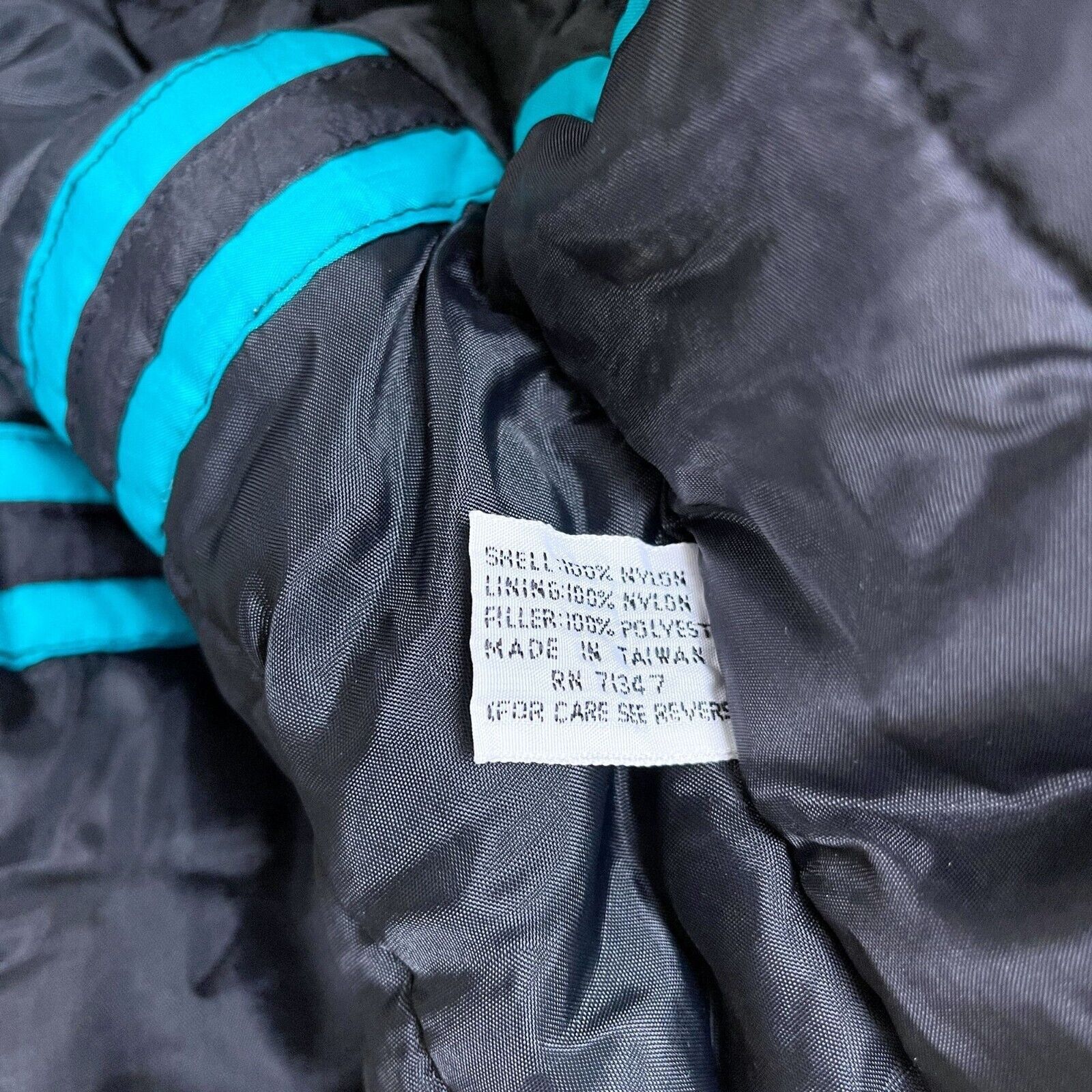 Other Gitano Retro Nylon Puffer Ski Jacket Black Green VTG Mens M Size US M / EU 48-50 / 2 - 7 Thumbnail