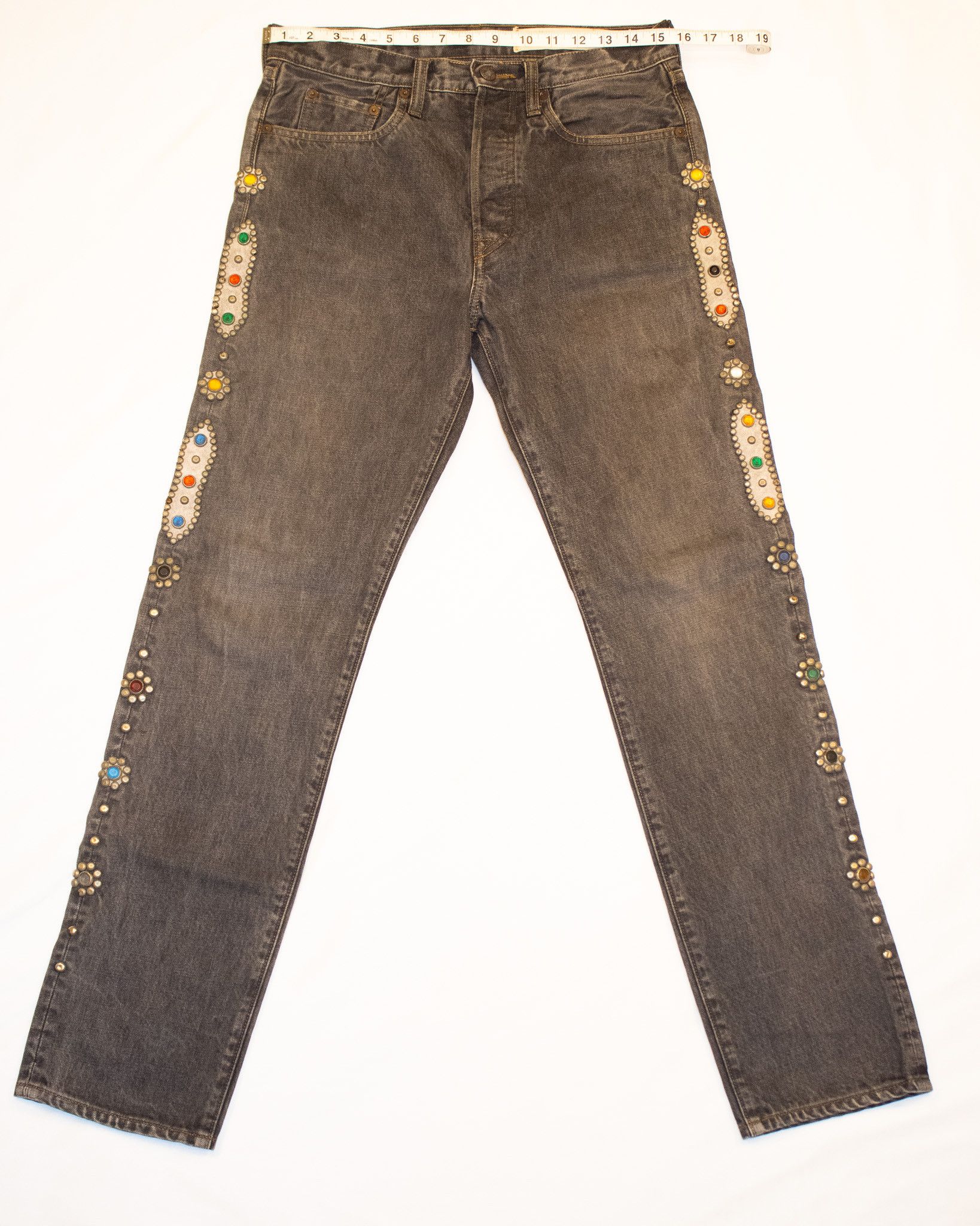 Kapital Kapital Rhinestone Denim Size US 30 / EU 46 - 4 Thumbnail