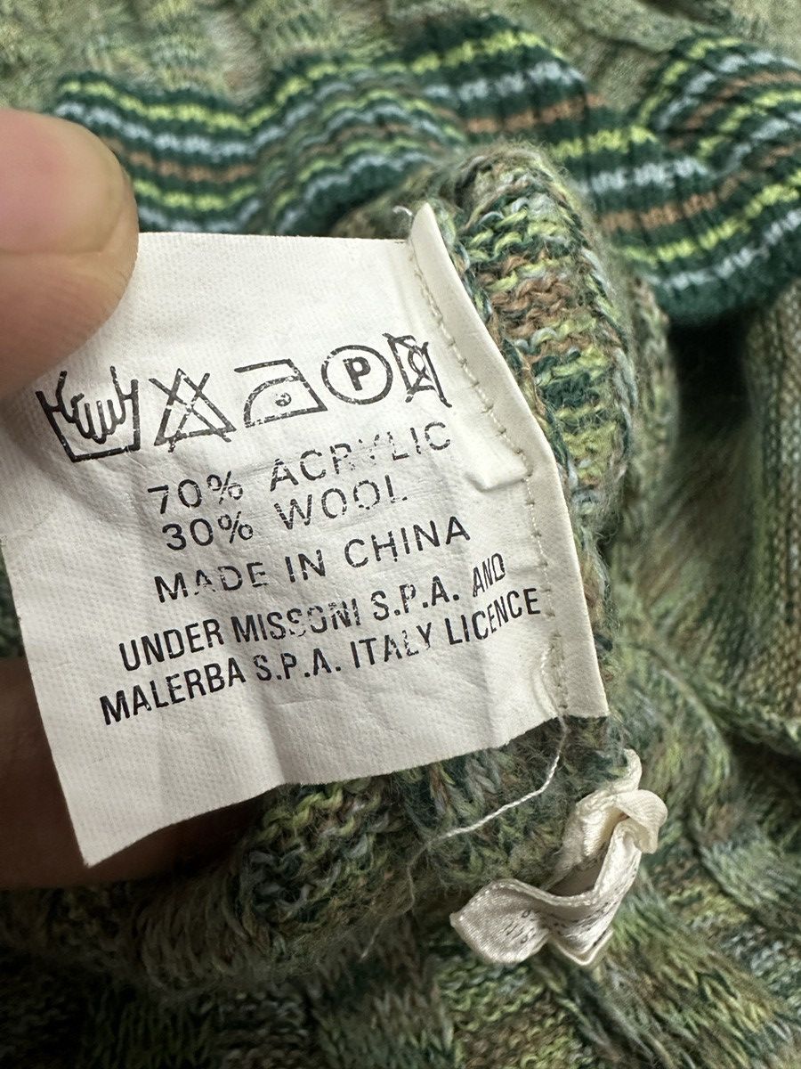 Missoni × Vintage Vintage Missoni 90s Zipped Retro Sweater Jumper Size US XL / EU 56 / 4 - 9 Thumbnail