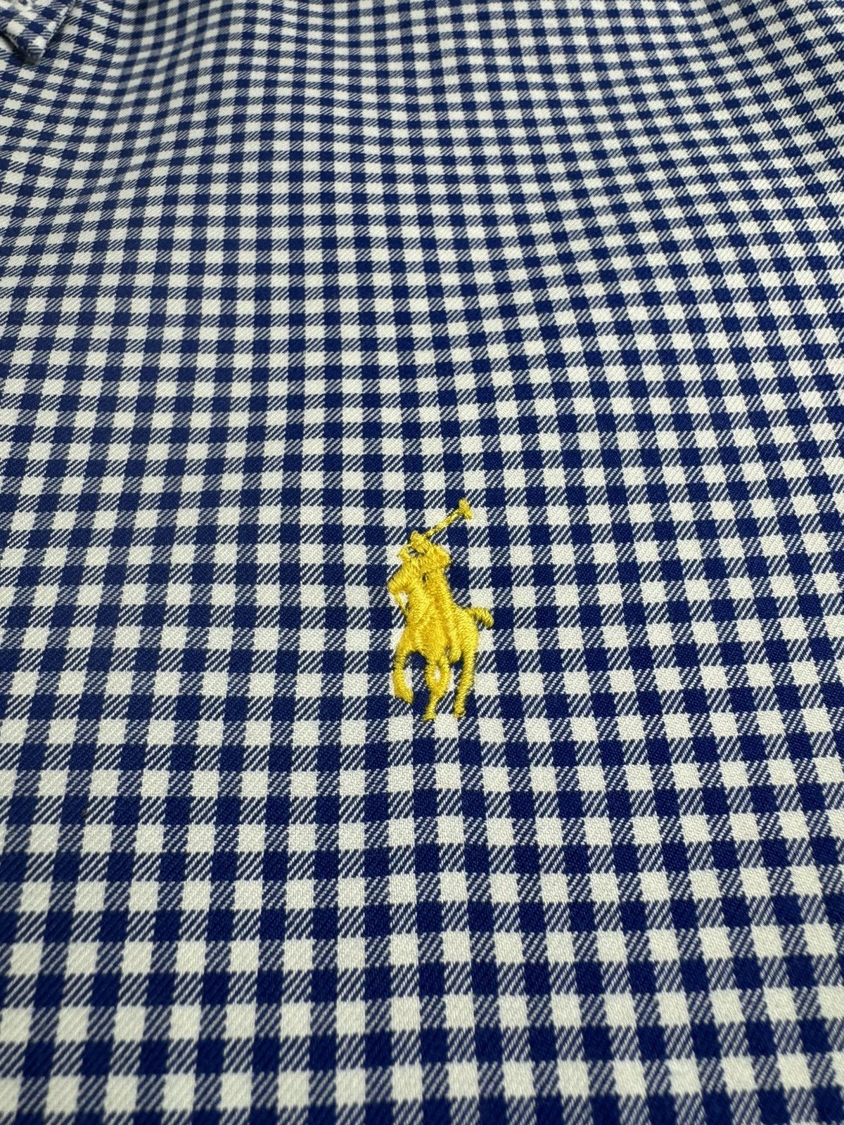 Polo Ralph Lauren Polo Ralph Lauren XL Checked Custom Button Blue Men’s Collar LongSleeve Shirt Size US XL / EU 56 / 4 - 8 Thumbnail