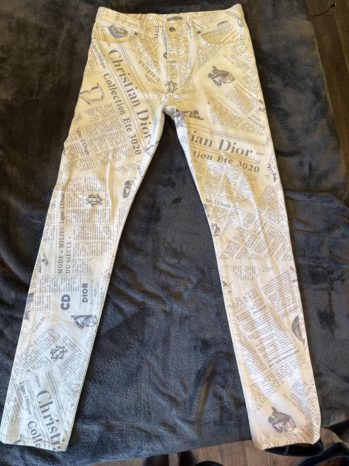 Dior Dior newspaper jeans Size US 30 / EU 46 - 3 Thumbnail