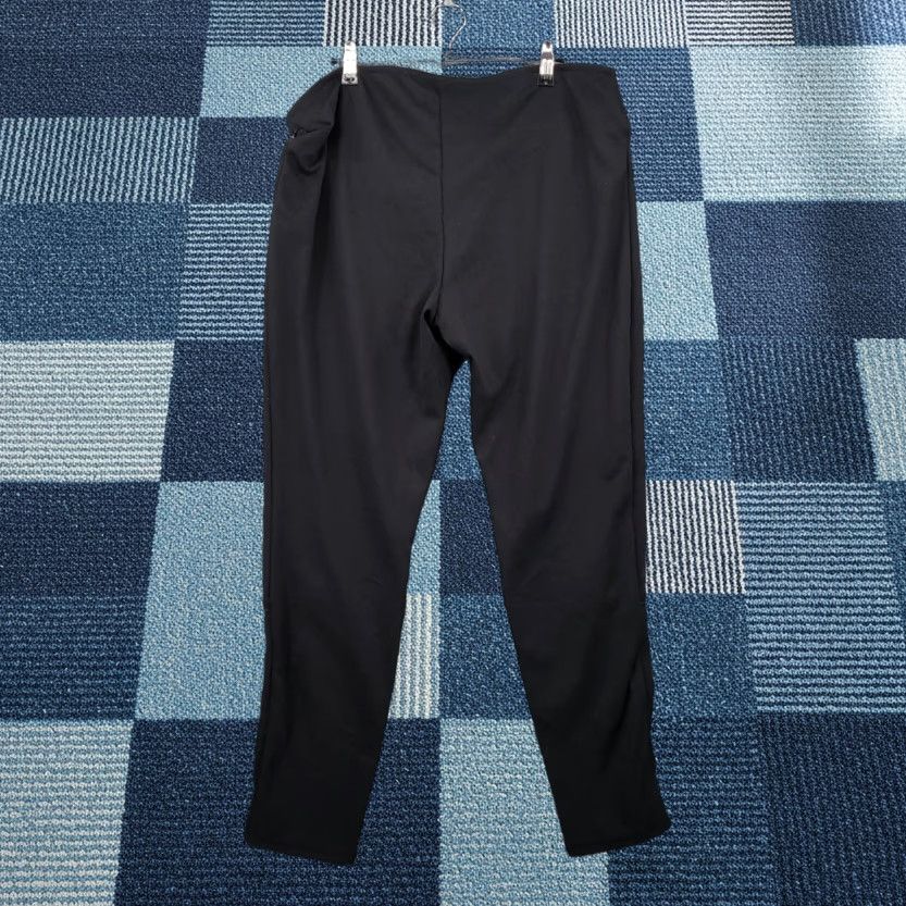 Vintage Rock & Republic Leggings Womens XL Black Mid-Rise Zip Accents Ankle Pull On Size 40" / US 18 - 1 Thumbnail