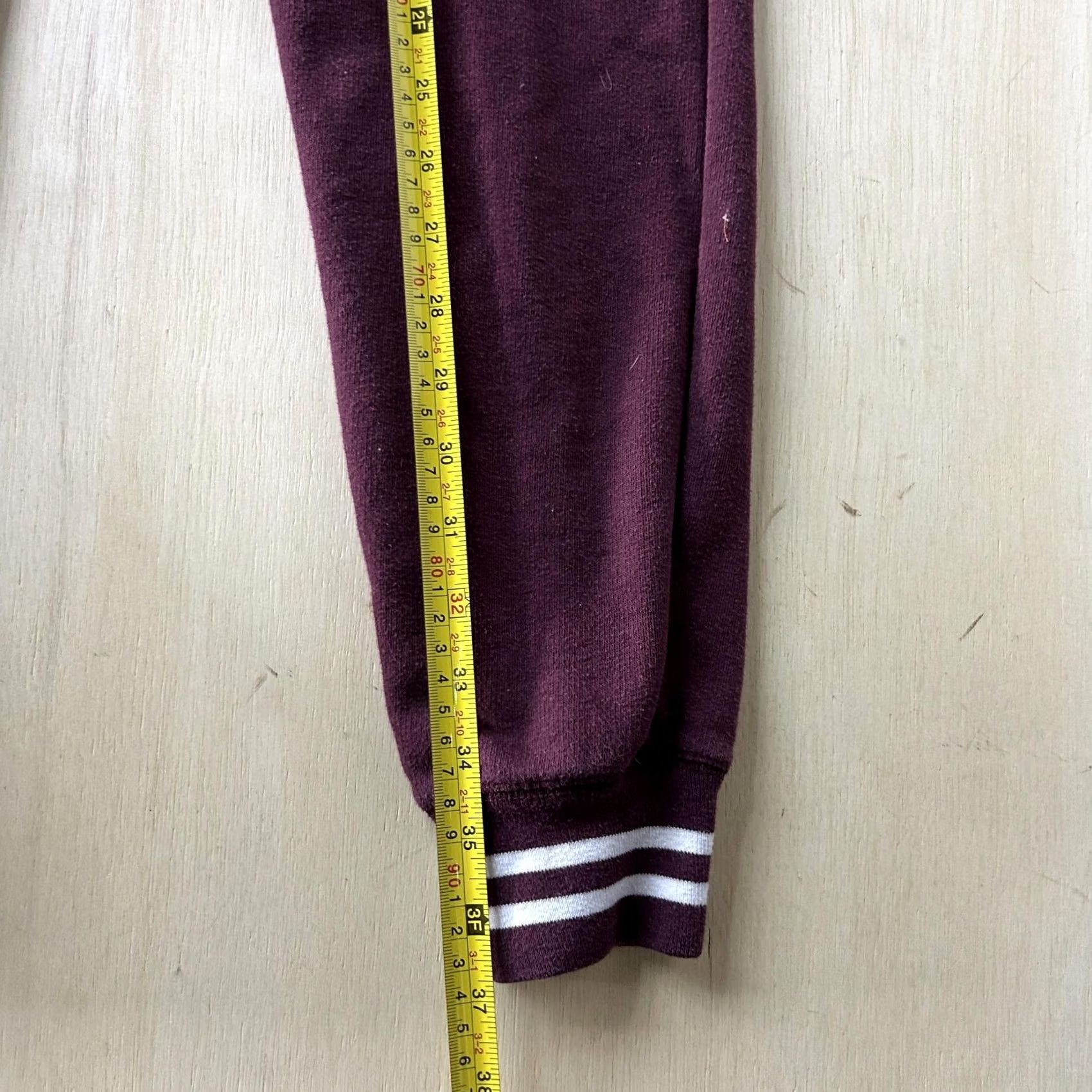 Vintage PINK Victoria's Secret Sweatpants Womens XS Red Fleece Joggers Love Pink Lounge Pants Adult XS Red Athleisure Casual Womens Size 26" / US 2 / IT 38 - 5 Thumbnail