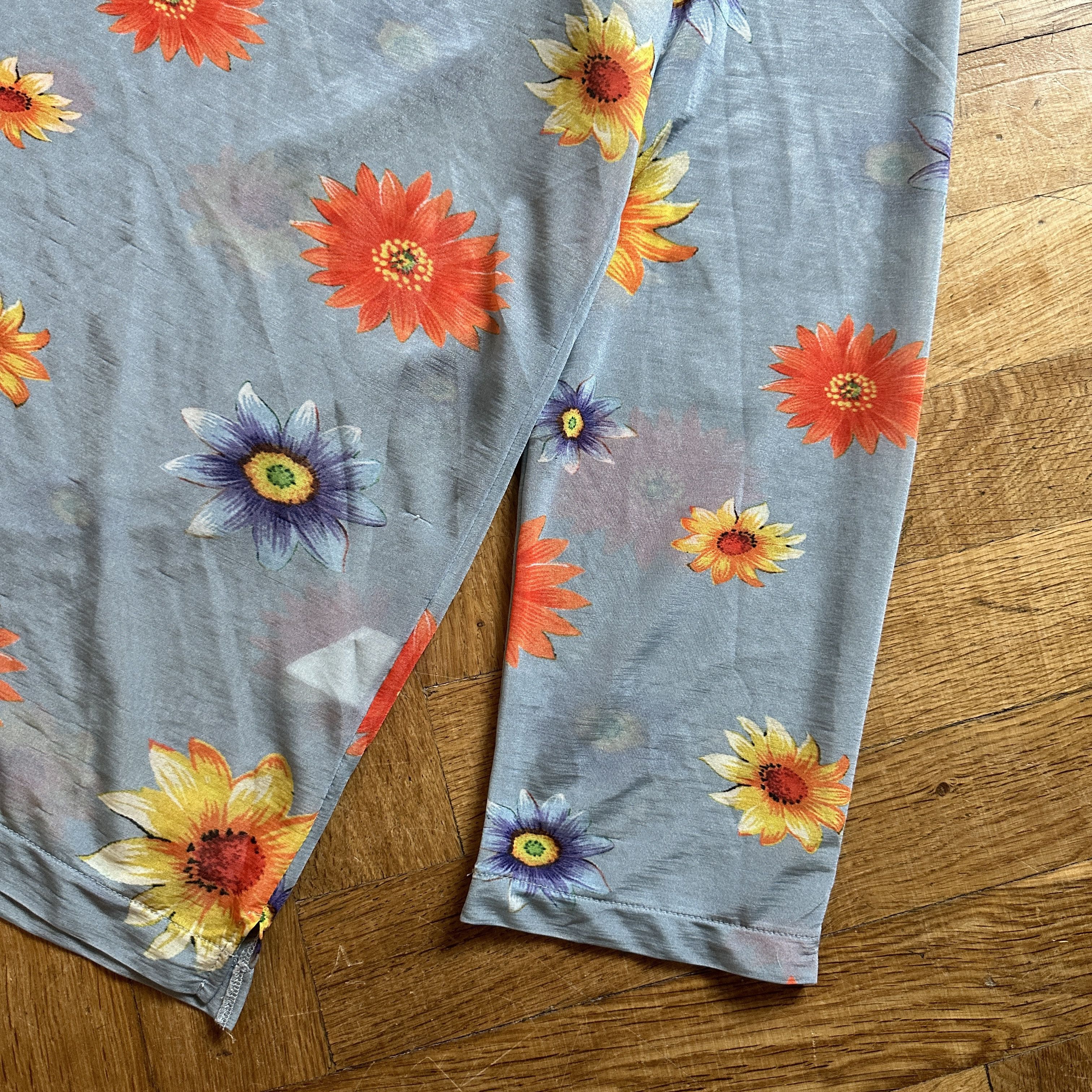 Yohji Yamamoto Pour Homme SS02 Floral Sheer Shirt Size US XL / EU 56 / 4 - 5 Thumbnail