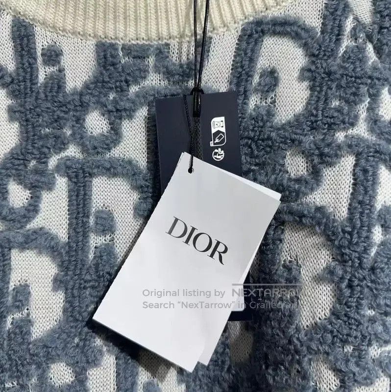 Dior Dior Men's Light Blue Cotton Blend Pullover . Size US M / EU 48-50 / 2 - 6 Thumbnail